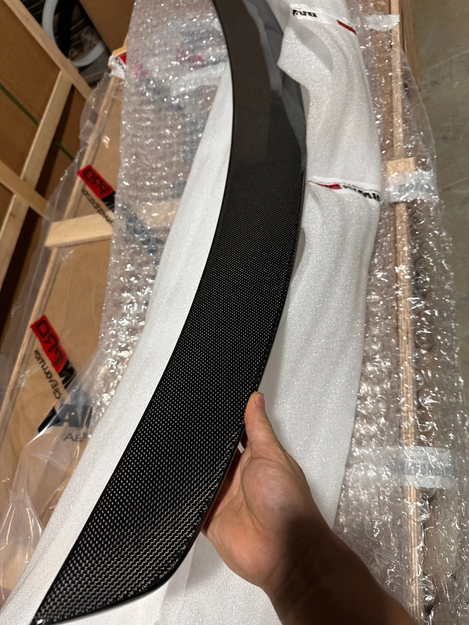 2015-2020 Ferrari 488 GTB BKSS Style Carbon Fiber Trunk Spoiler - Image 4