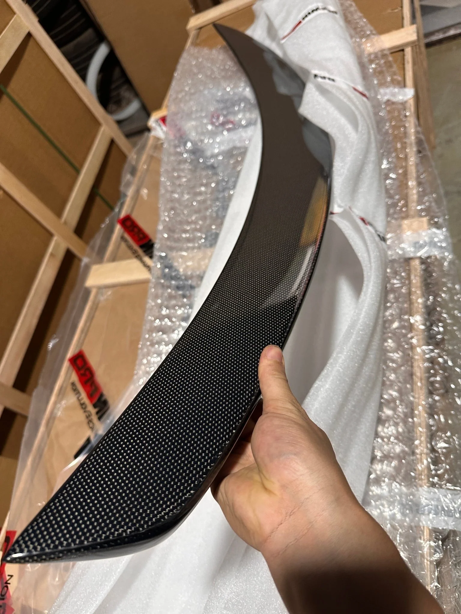 2015-2020 Ferrari 488 GTB BKSS Style Carbon Fiber Trunk Spoiler - Image 7