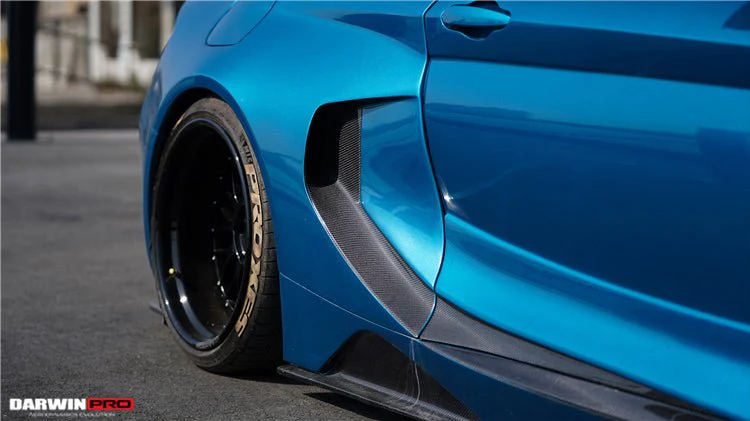 2016-2020 BMW M2 F87 VR Style Partial Carbon Fiber Wide Full Body kit - Image 11