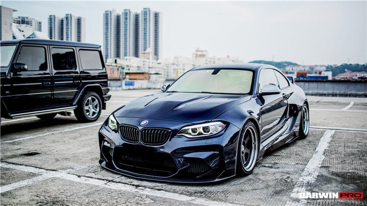 2016-2020 BMW M2 F87 VR Style Partial Carbon Fiber Wide Full Body kit - Image 12