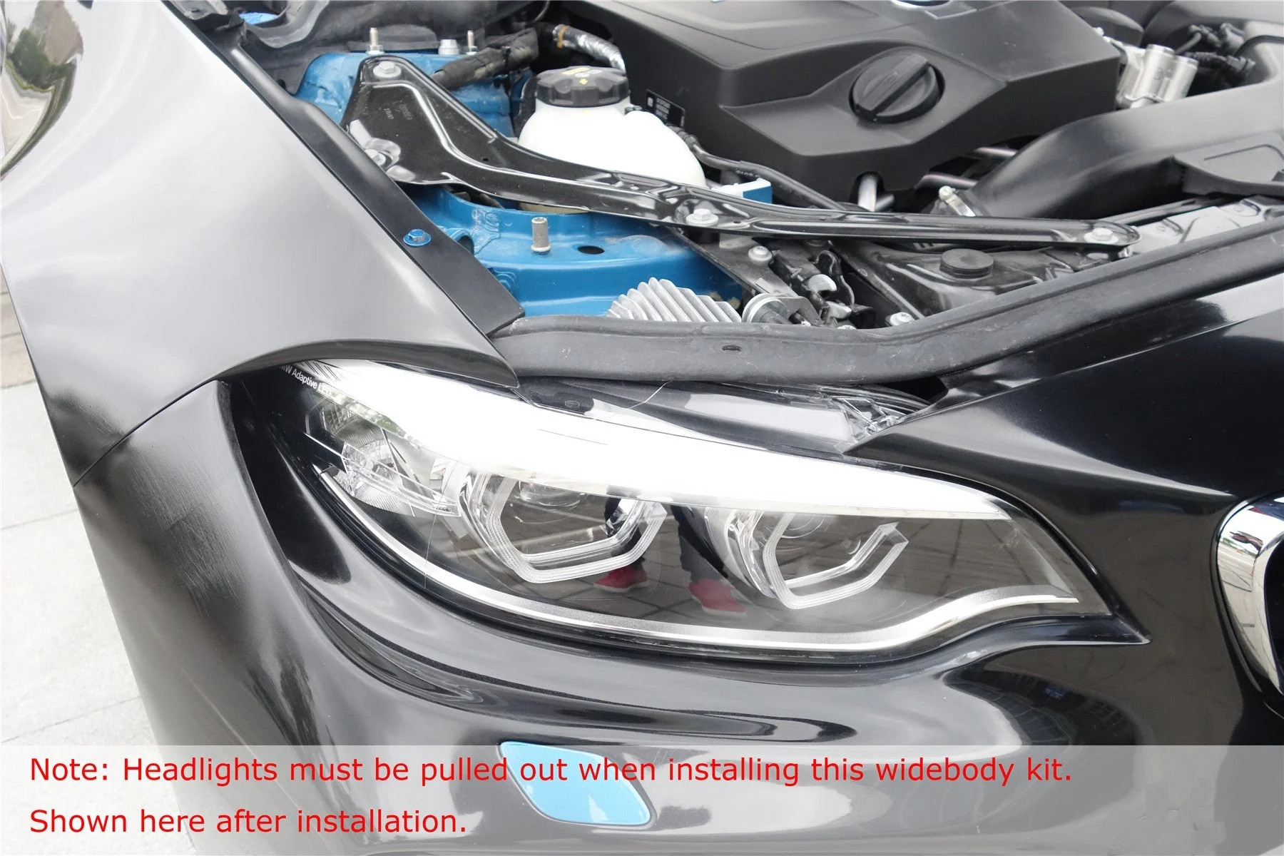 2016-2020 BMW M2 F87 VR Style Partial Carbon Fiber Wide Full Body kit - Image 15