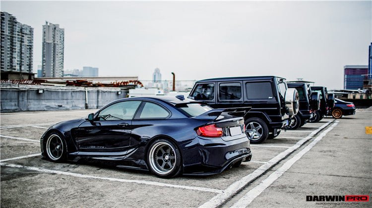 2016-2020 BMW M2 F87 VR Style Partial Carbon Fiber Wide Full Body kit - Image 20