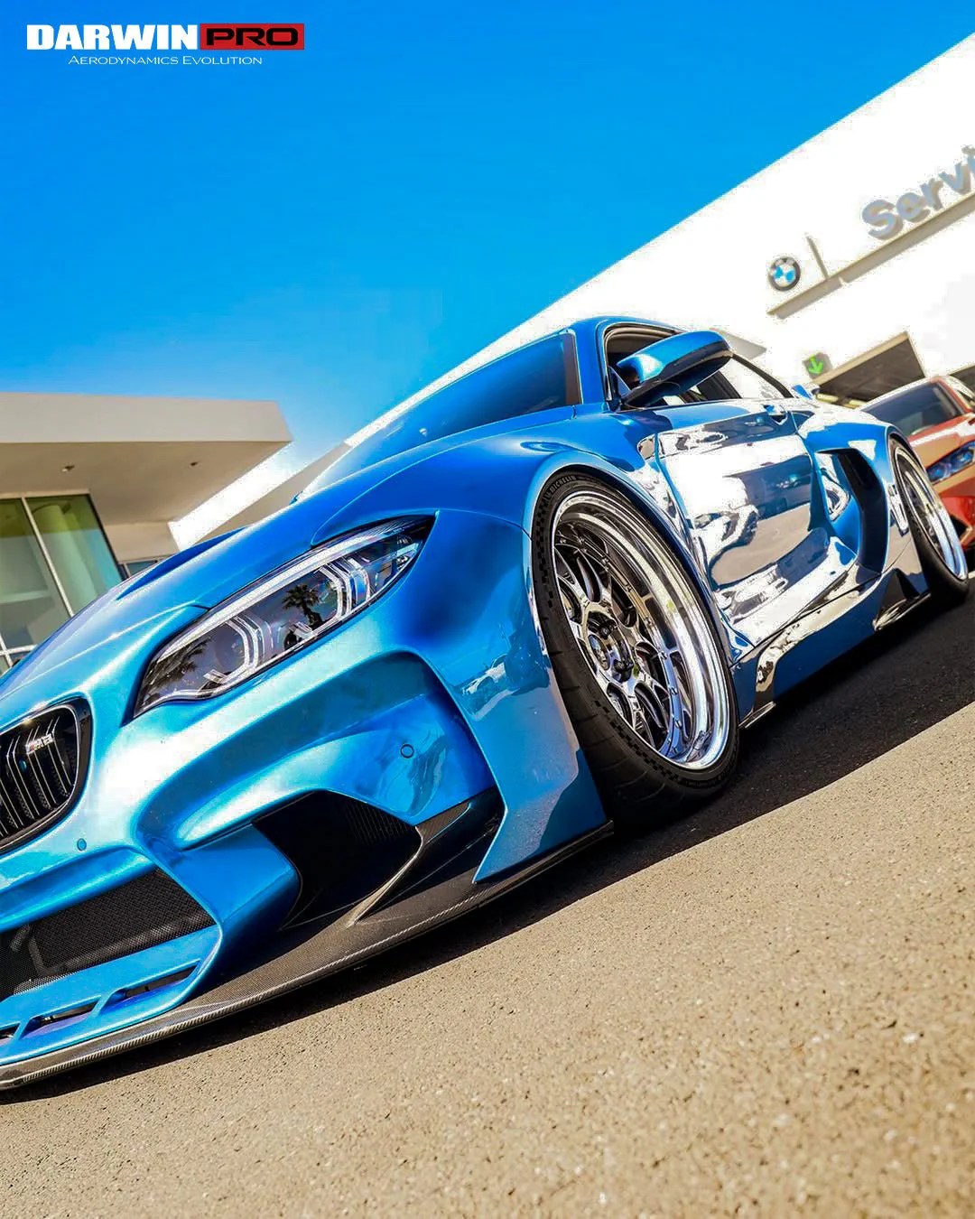 2016-2020 BMW M2 F87 VR Style Partial Carbon Fiber Wide Full Body kit - Image 23