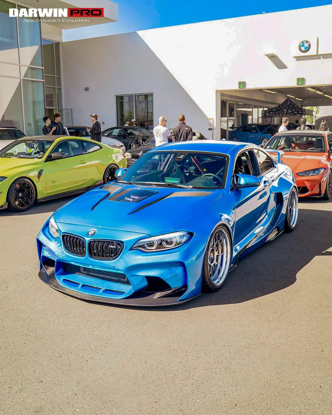 2016-2020 BMW M2 F87 VR Style Partial Carbon Fiber Wide Full Body kit - Image 24