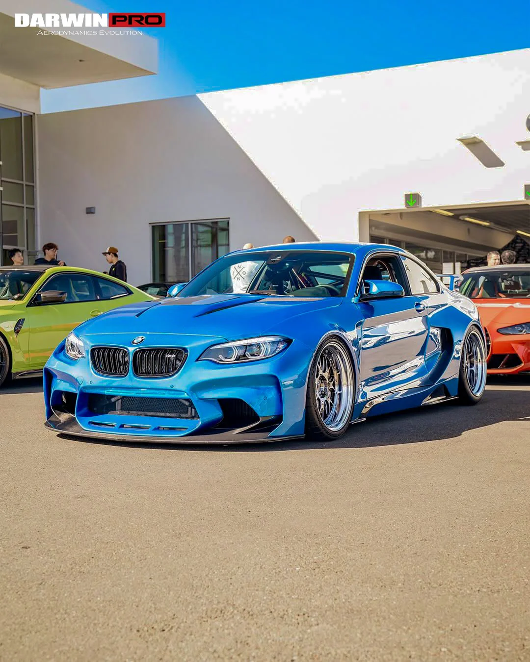 2016-2020 BMW M2 F87 VR Style Partial Carbon Fiber Wide Full Body kit - Image 25