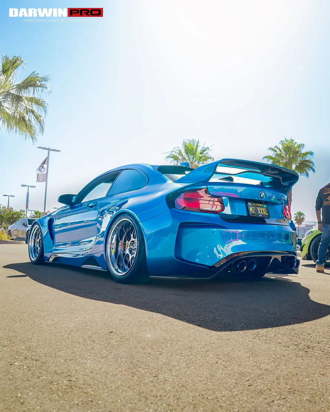 2016-2020 BMW M2 F87 VR Style Partial Carbon Fiber Wide Full Body kit - Image 26