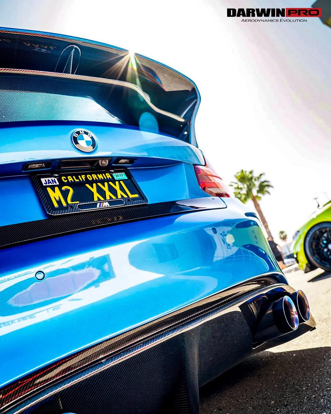 2016-2020 BMW M2 F87 VR Style Partial Carbon Fiber Wide Full Body kit - Image 27