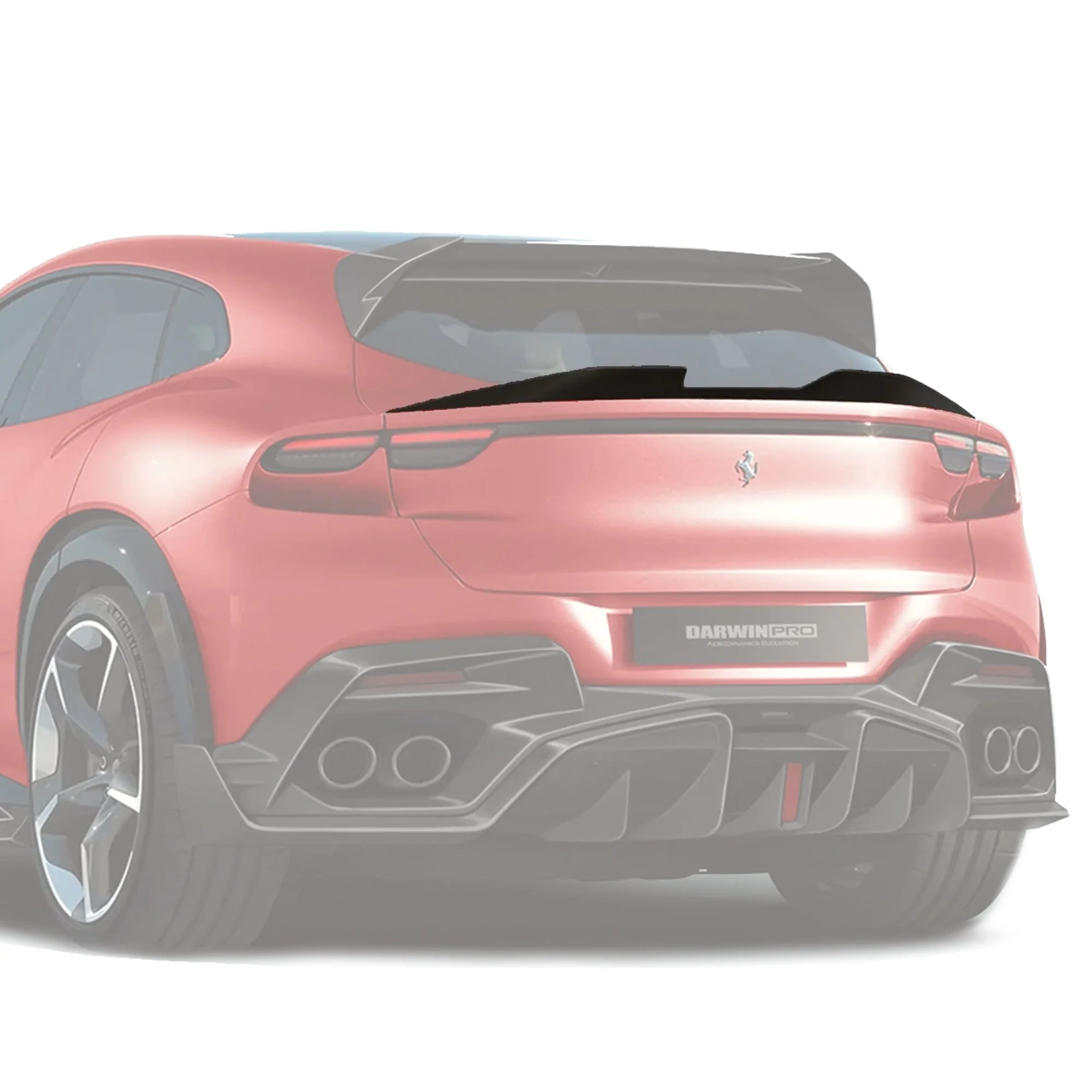 2023-UP Ferrari Purosangue F175 Carbon Fiber Boot Spoiler Options