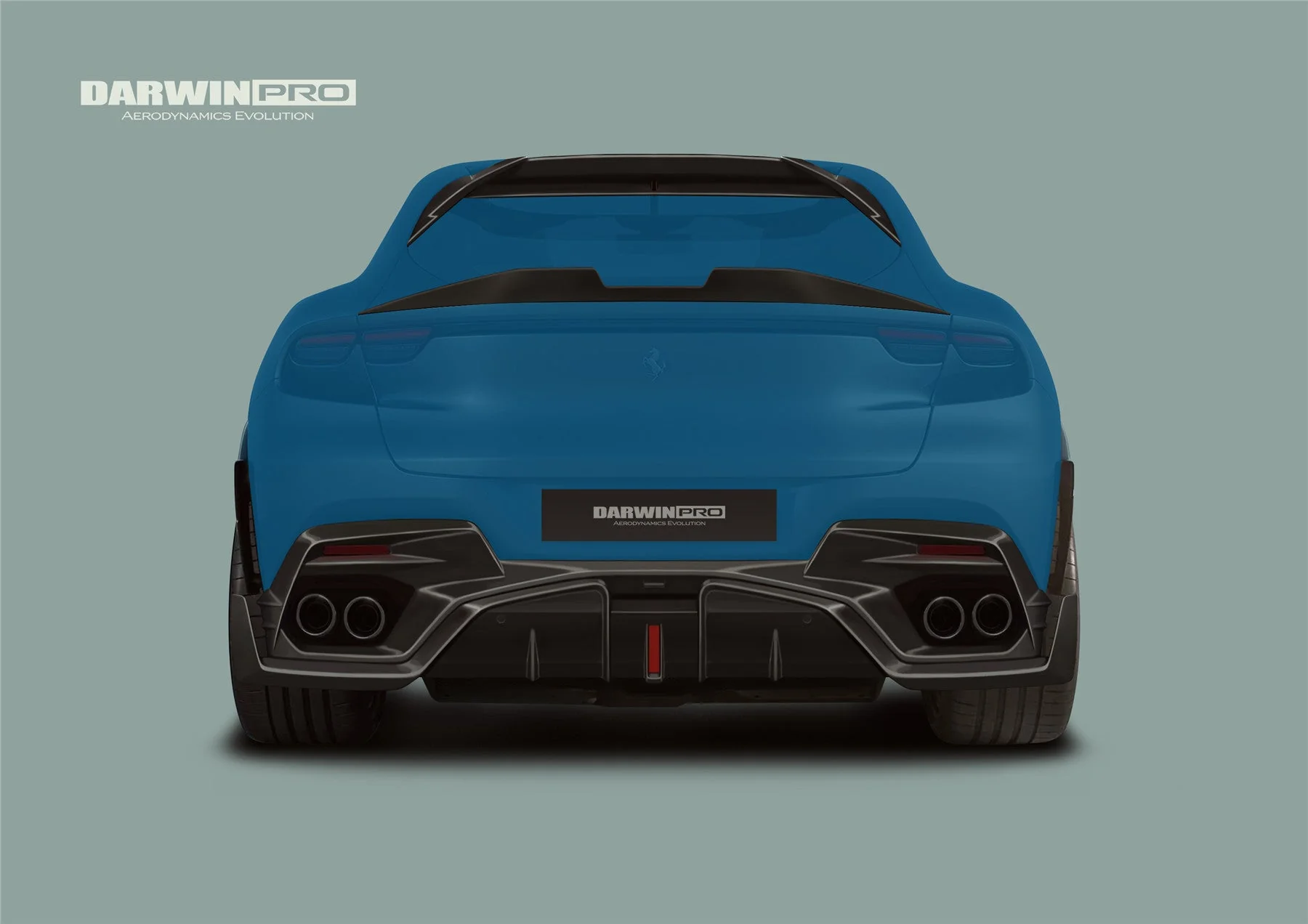 2023-UP Ferrari Purosangue F175 Carbon Fiber Boot Spoiler Options - Image 5