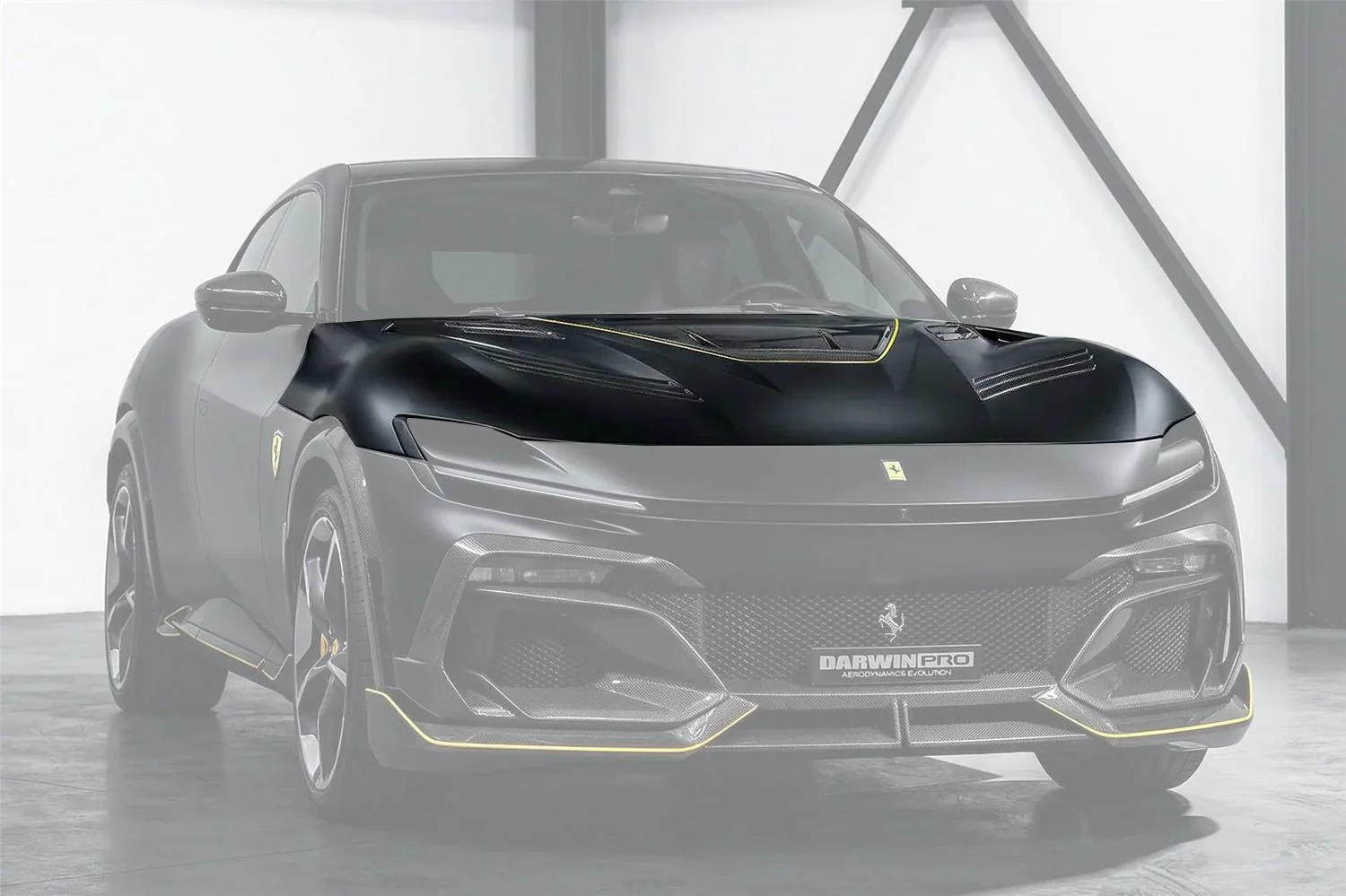 2023-UP Ferrari Purosangue F175 Carbon Fiber Hood DarwinPRO iMP Design
