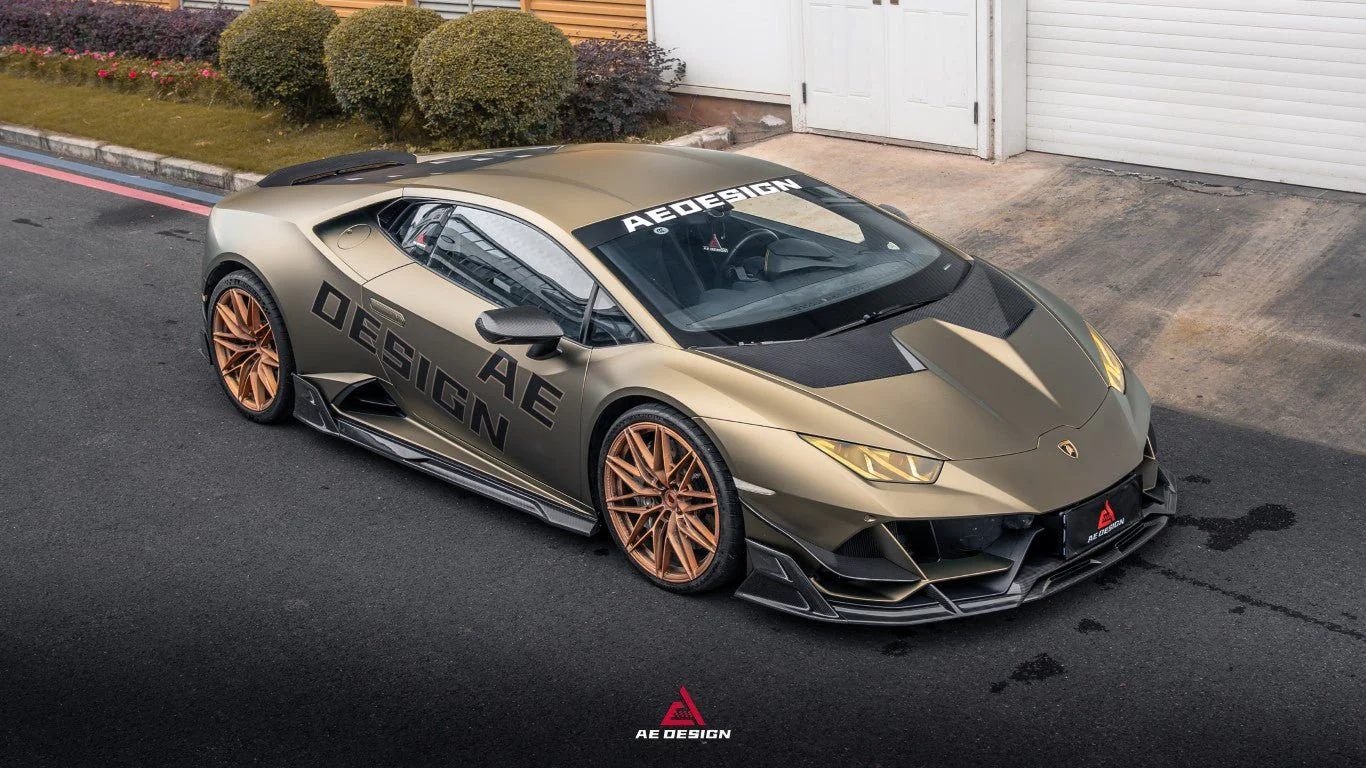 AE Design Lamborghini Huracan EVO AWD 2020-2023 Dry Pre-preg Carbon Fiber Full Bodykit - Image 3