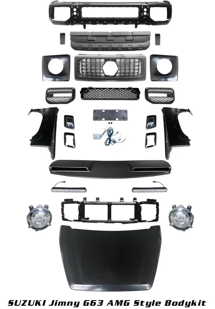 AMG G63 Style Conversion Body Kit for Suzuki Jimny / Sierra - Image 3