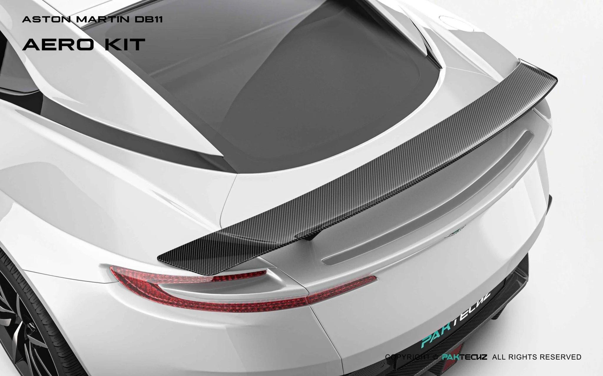 Aston Martin DB11 Paktechz Full Dry Carbon Aerodynamics kit - Image 12