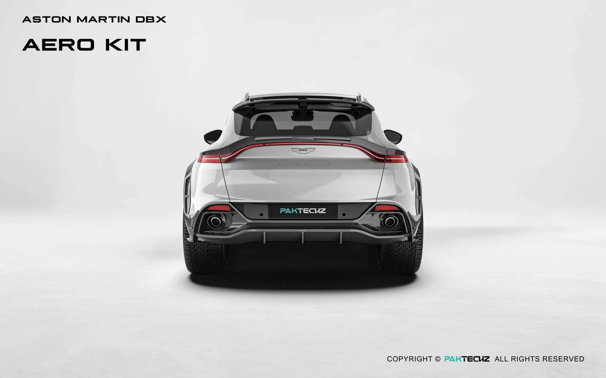 Aston Martin DBX Paktechz Full Dry Carbon Aerodynamics kit - Image 5
