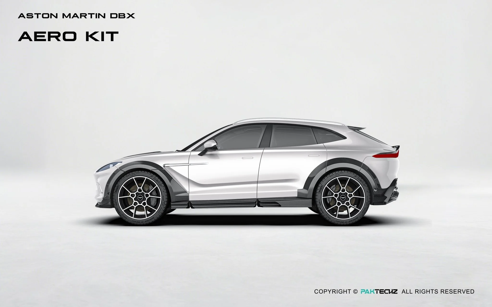 Aston Martin DBX Paktechz Full Dry Carbon Aerodynamics kit - Image 7