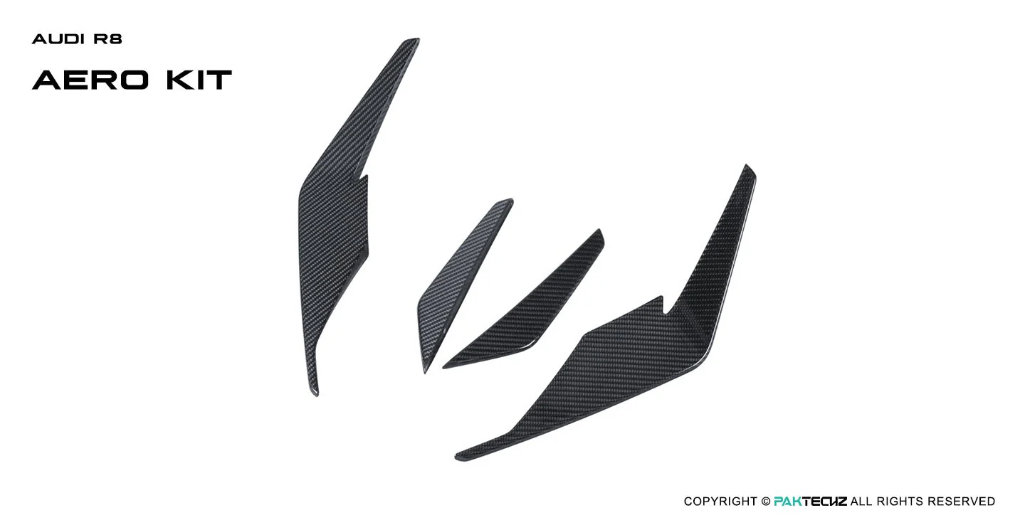 Audi R8 (Gen 2) Paktechz Full Dry Carbon Aerodynamics kit (2019-2023) - Image 10