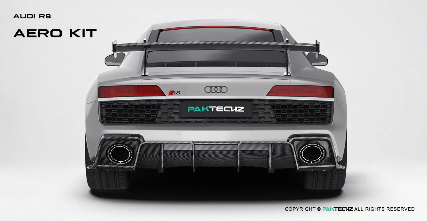 Audi R8 (Gen 2) Paktechz Full Dry Carbon Aerodynamics kit (2019-2023) - Image 18