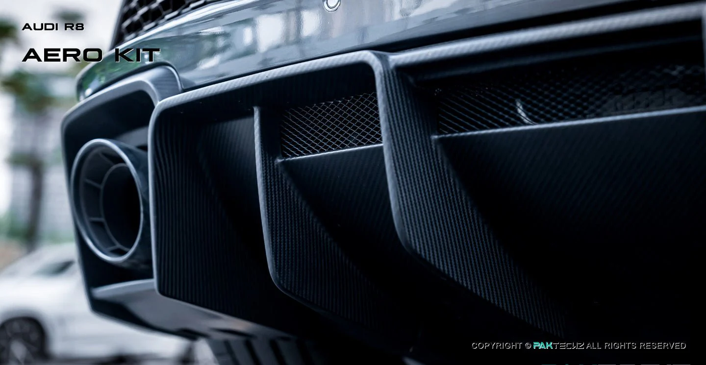 Audi R8 (Gen 2) Paktechz Full Dry Carbon Aerodynamics kit (2019-2023) - Image 7