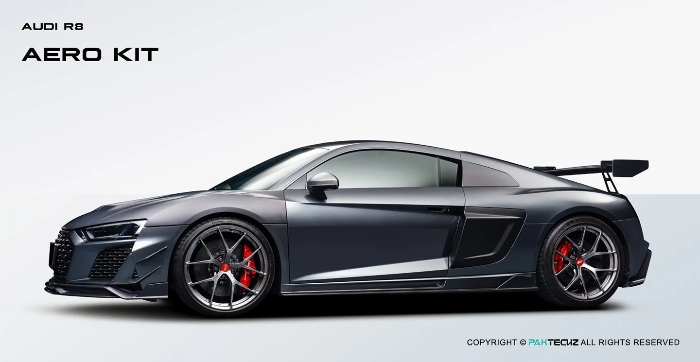 Audi R8 (Gen 2) Paktechz Full Dry Carbon Aerodynamics kit (2019-2023) - Image 5