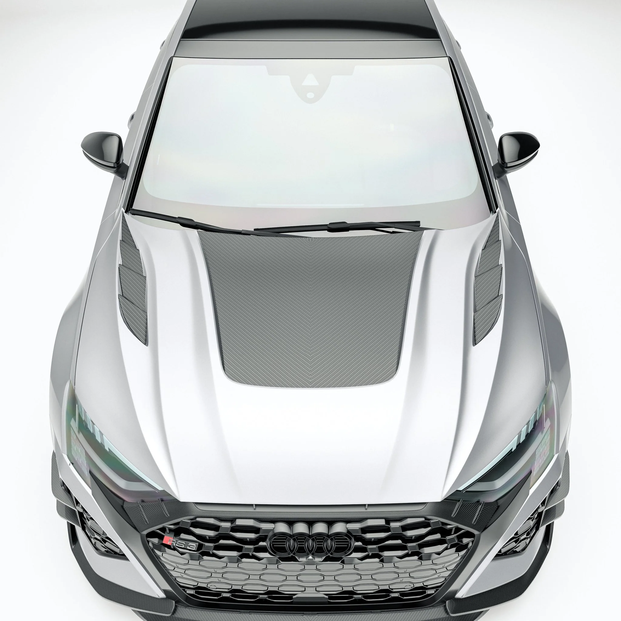 Audi RS3 8Y Limousine Carbon Fiber Hood - Image 3