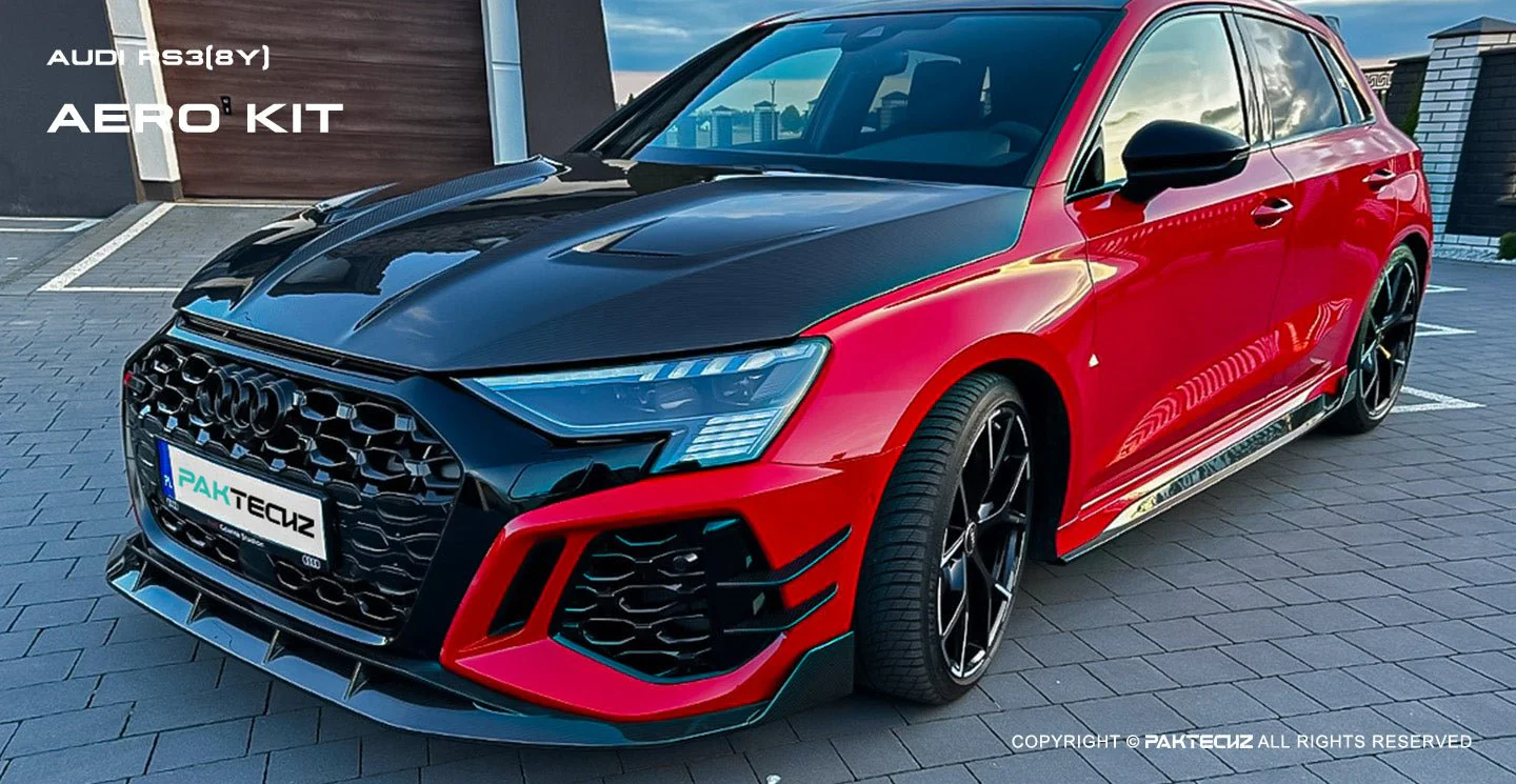 Audi RS3 8Y Paktechz Design Carbon Fiber Hood (Audi RS3 8Y Sportback/Saloon/Sedan) - Image 12