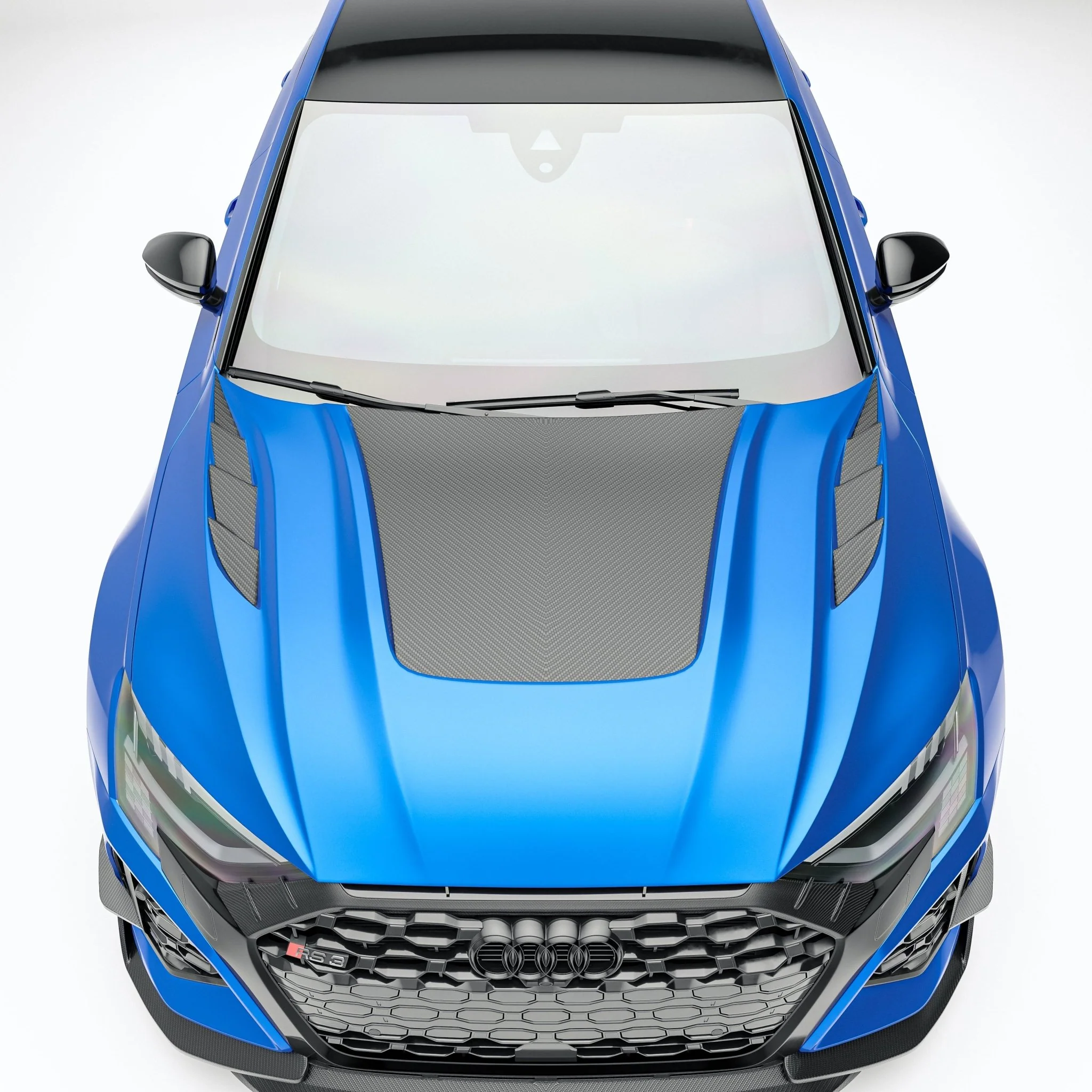 Audi RS3 8Y Sportback Carbon Fiber Hood - Image 4