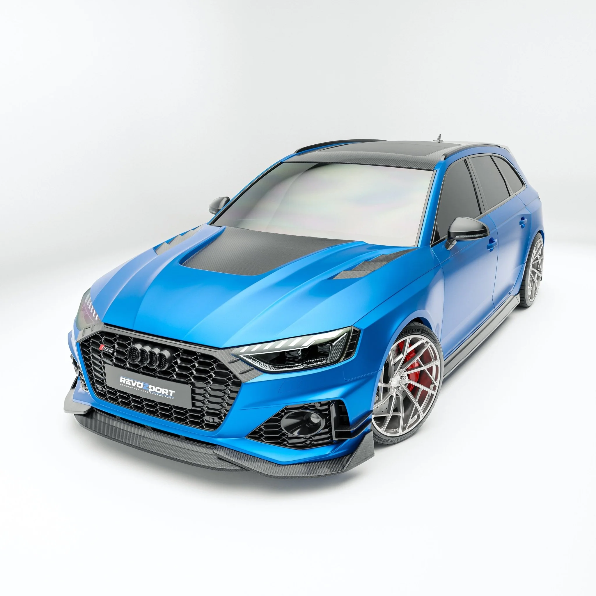 Audi RS4 B9.5 Facelift Carbon Fiber Hood - Image 3