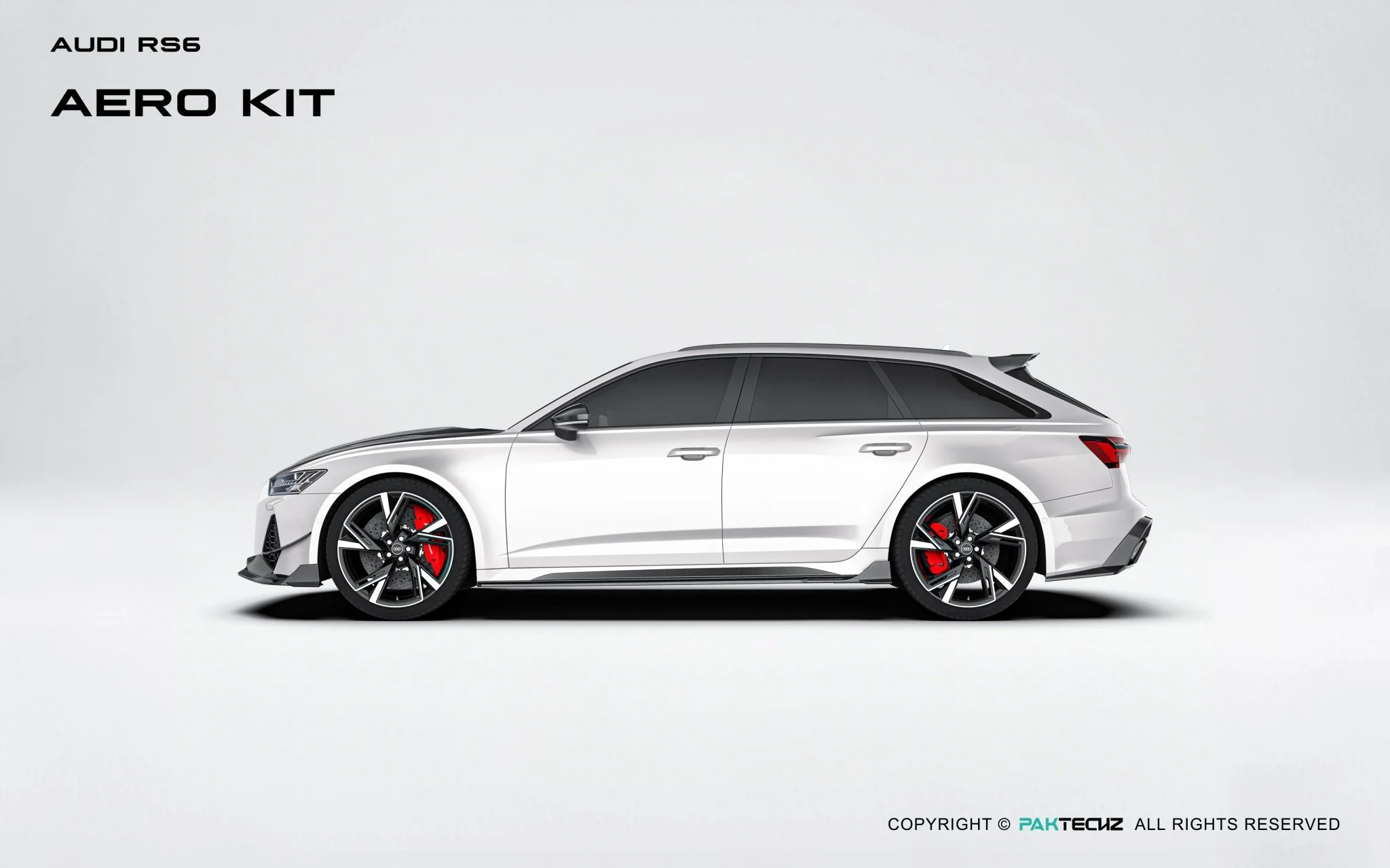 Audi RS6 C8 Paktechz Full Dry Carbon Aerodynamics kit - Image 3