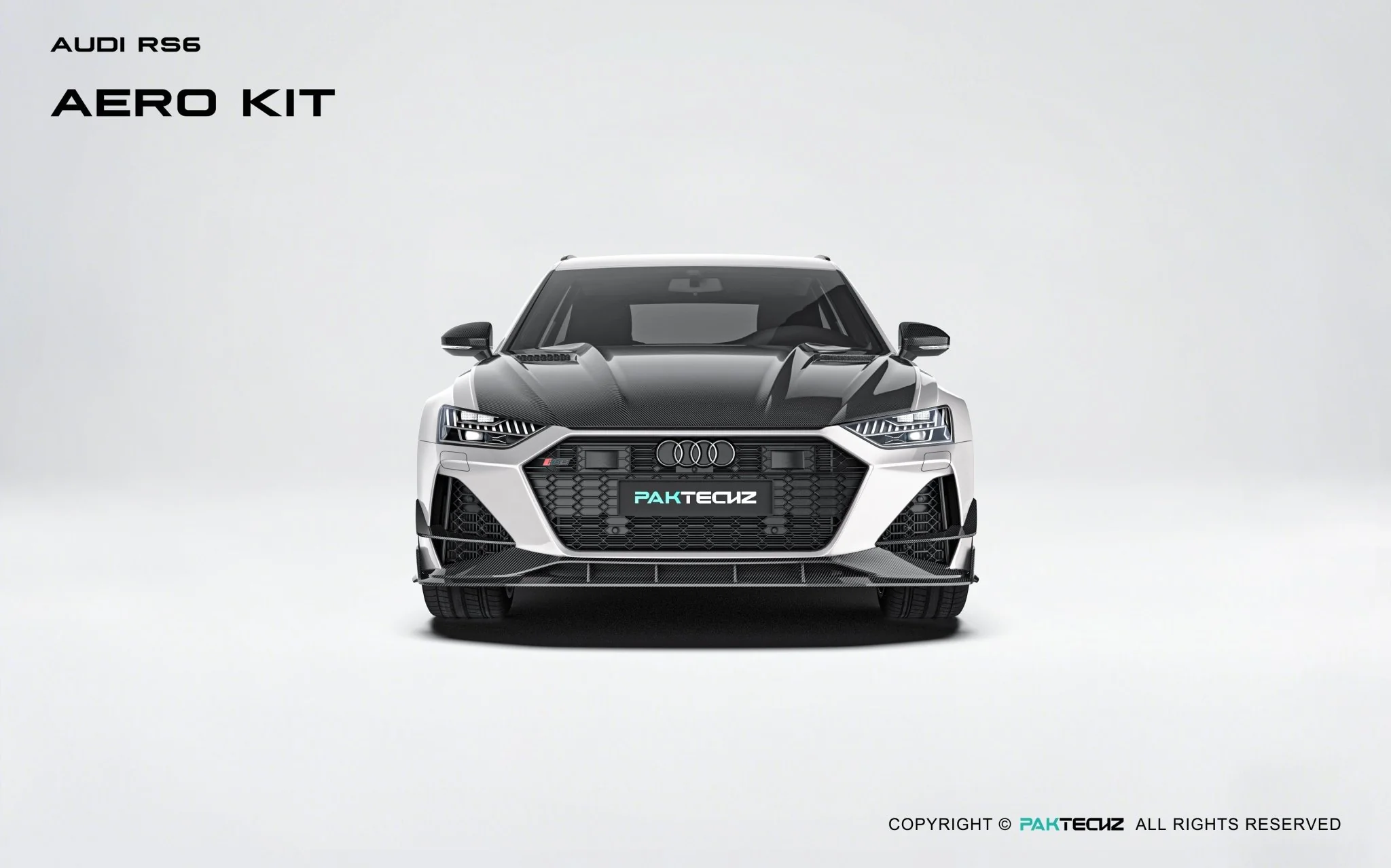 Audi RS6 C8 Paktechz Full Dry Carbon Aerodynamics kit - Image 6