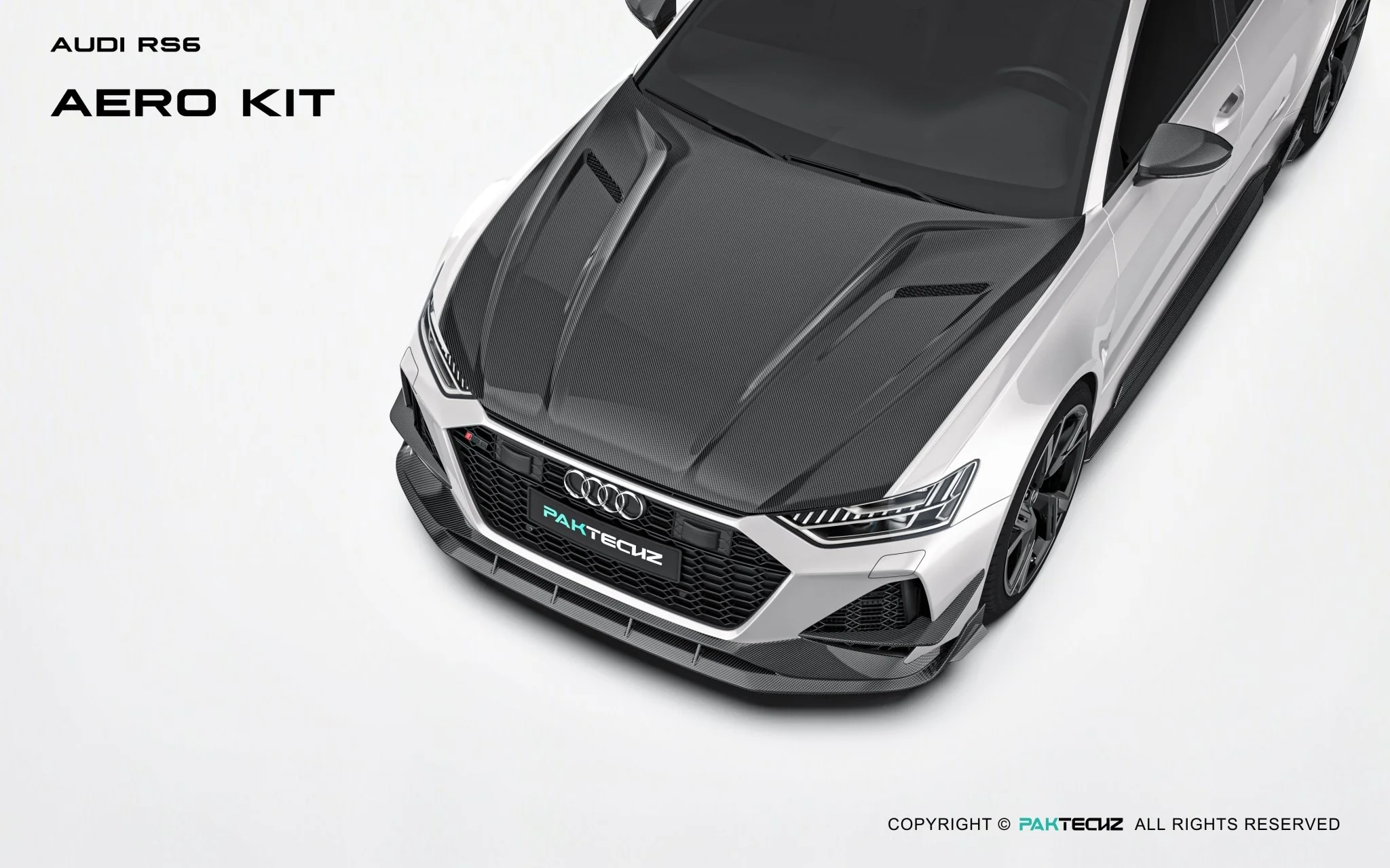 Audi RS6 C8 Paktechz Full Dry Carbon Aerodynamics kit - Image 7