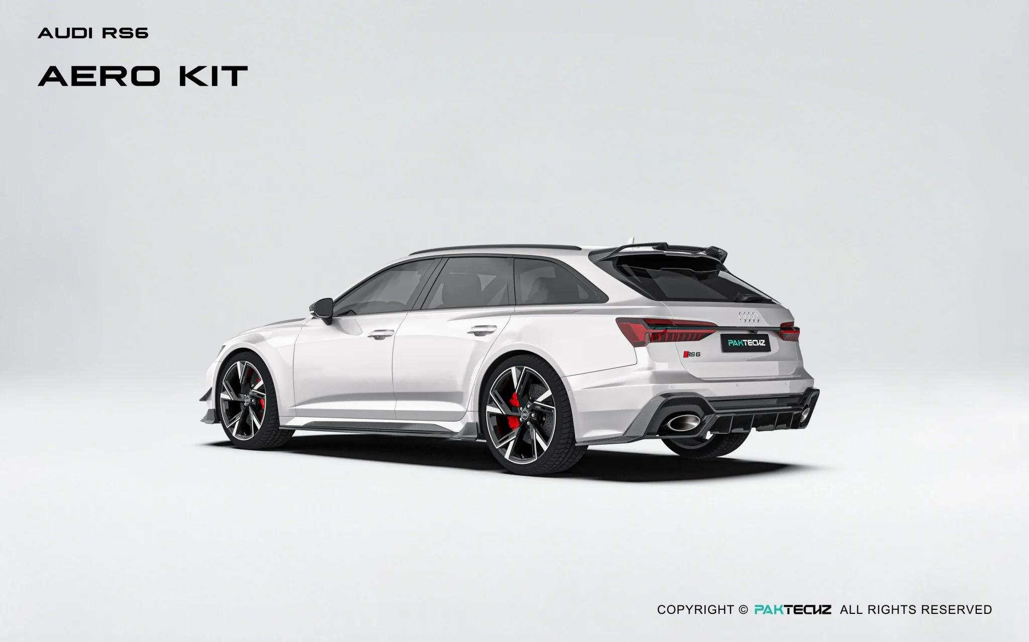 Audi RS6 C8 Paktechz Full Dry Carbon Aerodynamics kit - Image 8