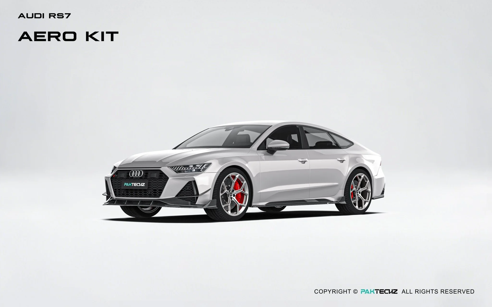 Audi RS7 C8 Paktechz Full Dry Carbon Aerodynamics kit - Image 3