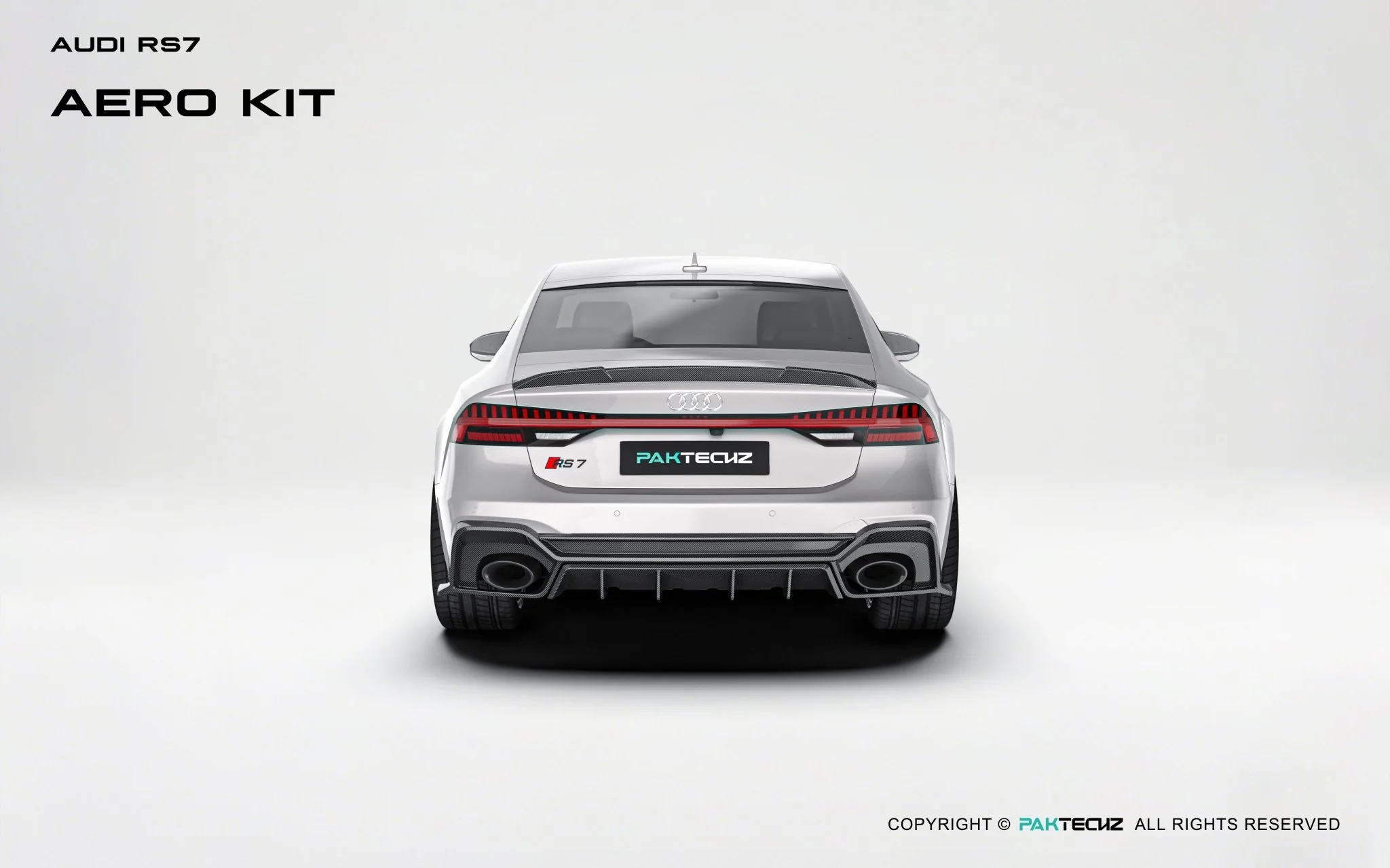 Audi RS7 C8 Paktechz Full Dry Carbon Aerodynamics kit - Image 4