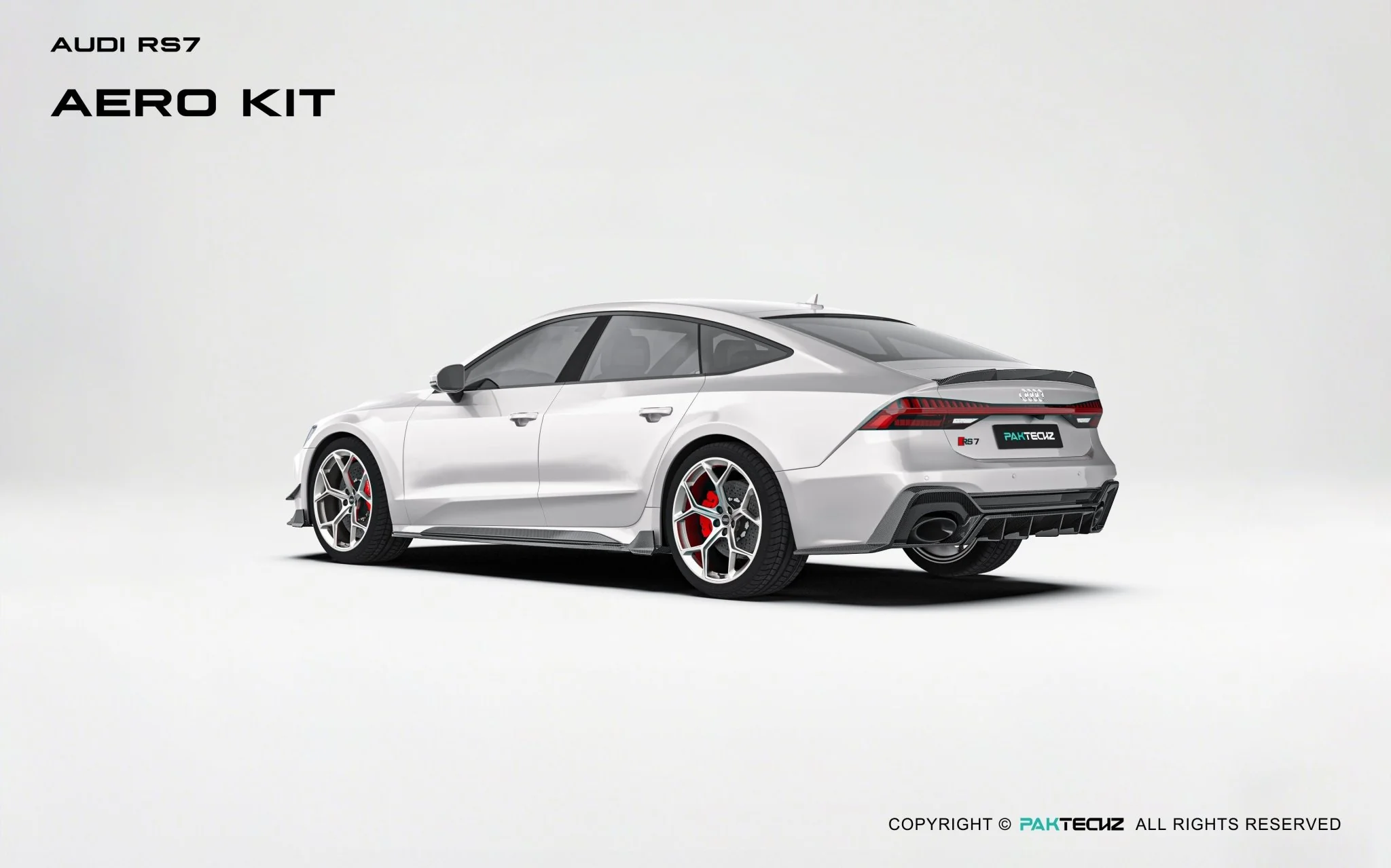 Audi RS7 C8 Paktechz Full Dry Carbon Aerodynamics kit - Image 5