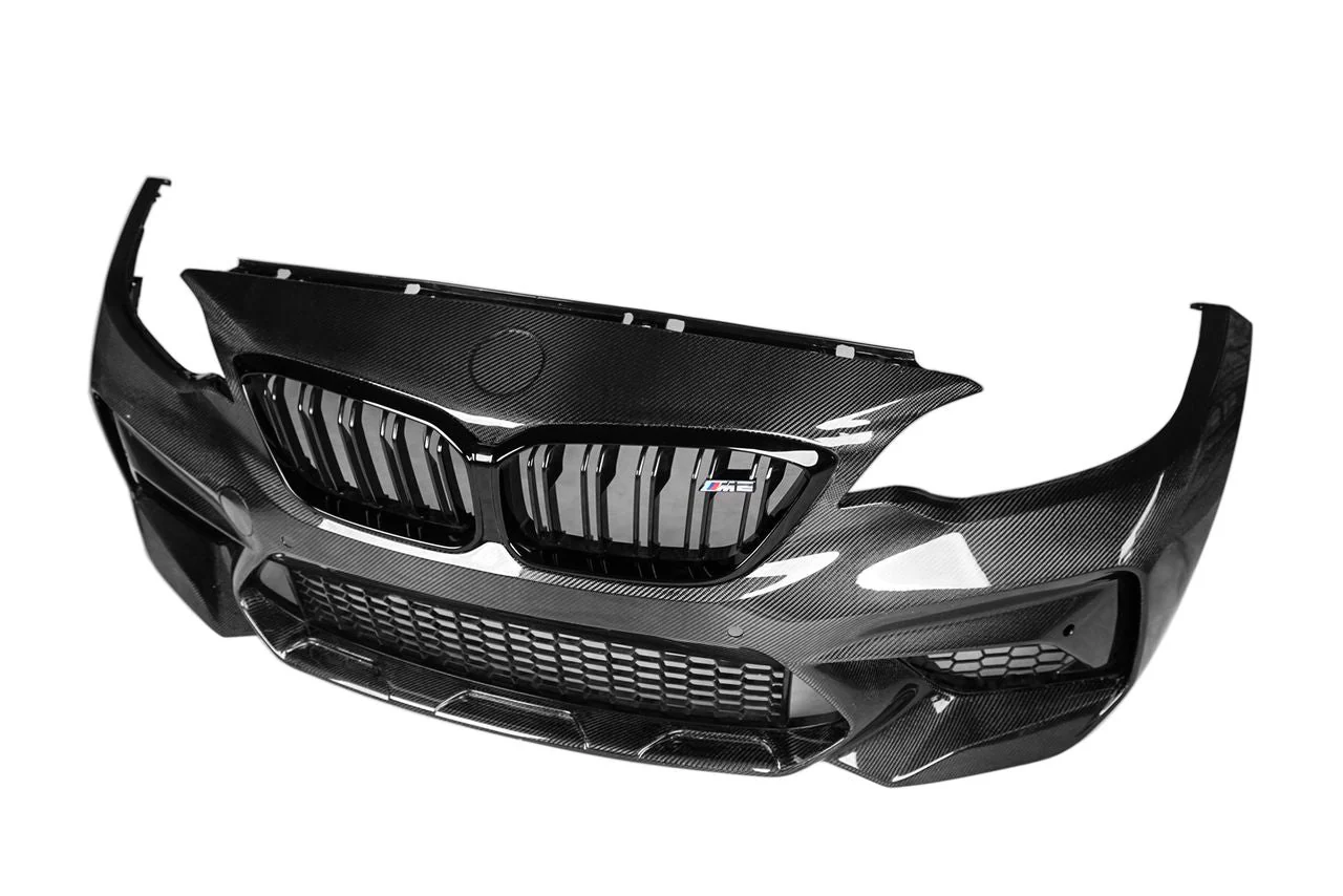 BMW F87/M2C Upgrade OEM Full Dry-Carbon Fibre Front Bumper - Image 2