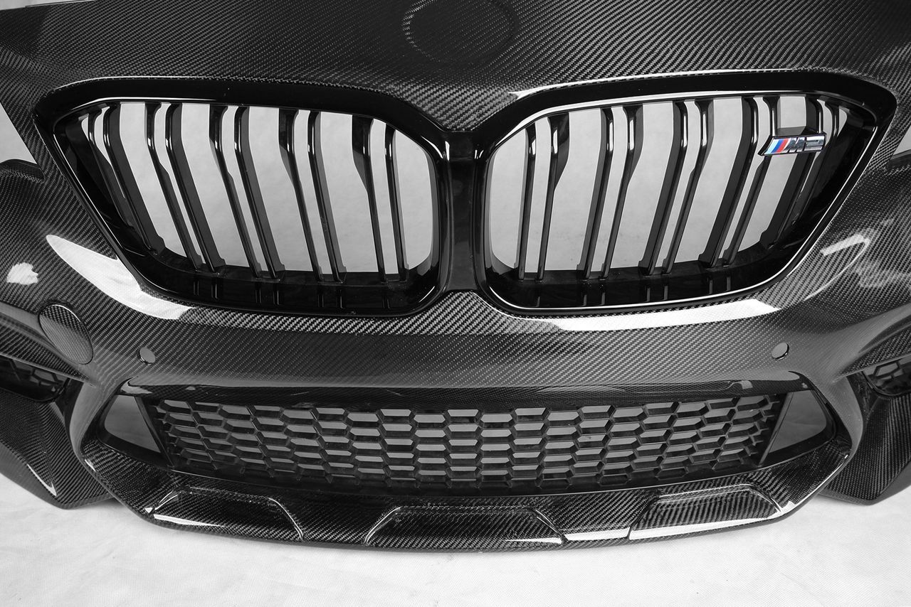 BMW F87/M2C Upgrade OEM Full Dry-Carbon Fibre Front Bumper - Image 3