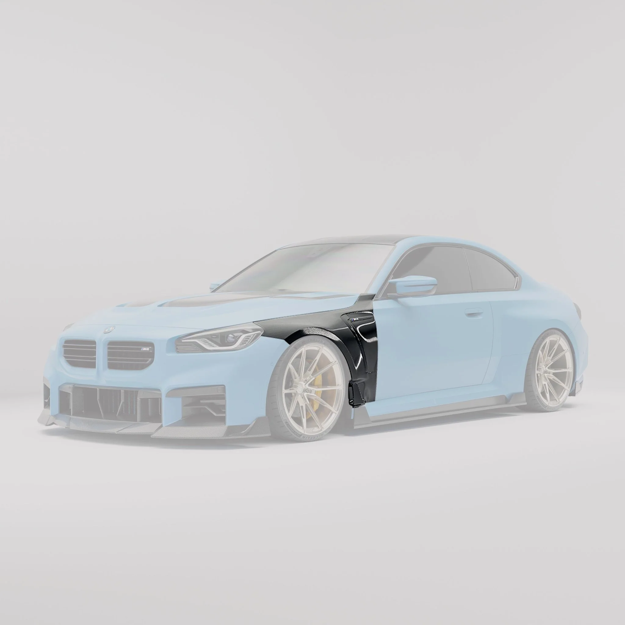 BMW M2 G87 Carbon Fiber Front Fenders - Image 3