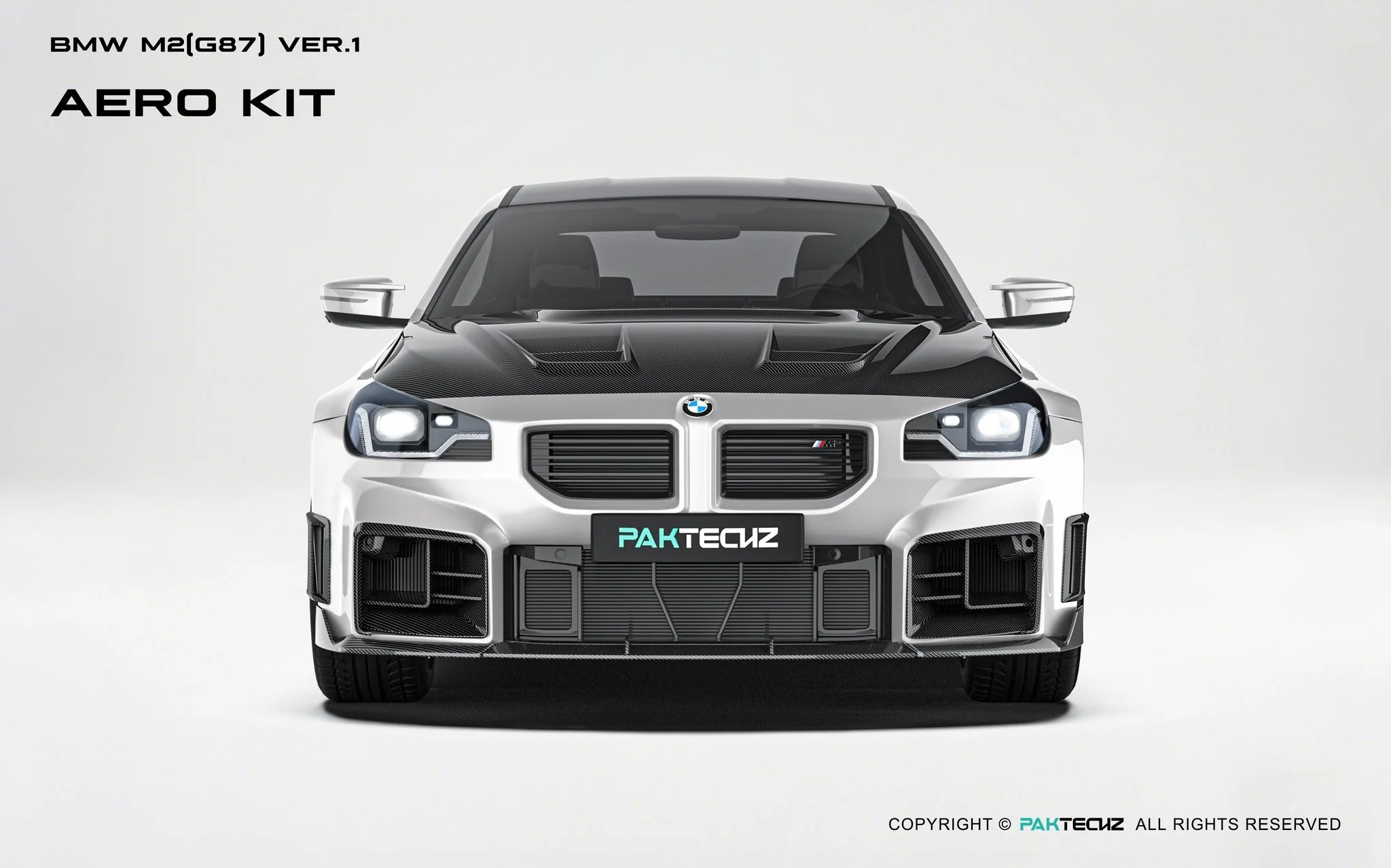 BMW M2（G87) Paktechz Dry Carbon Full Aerodynamics kit - Image 7
