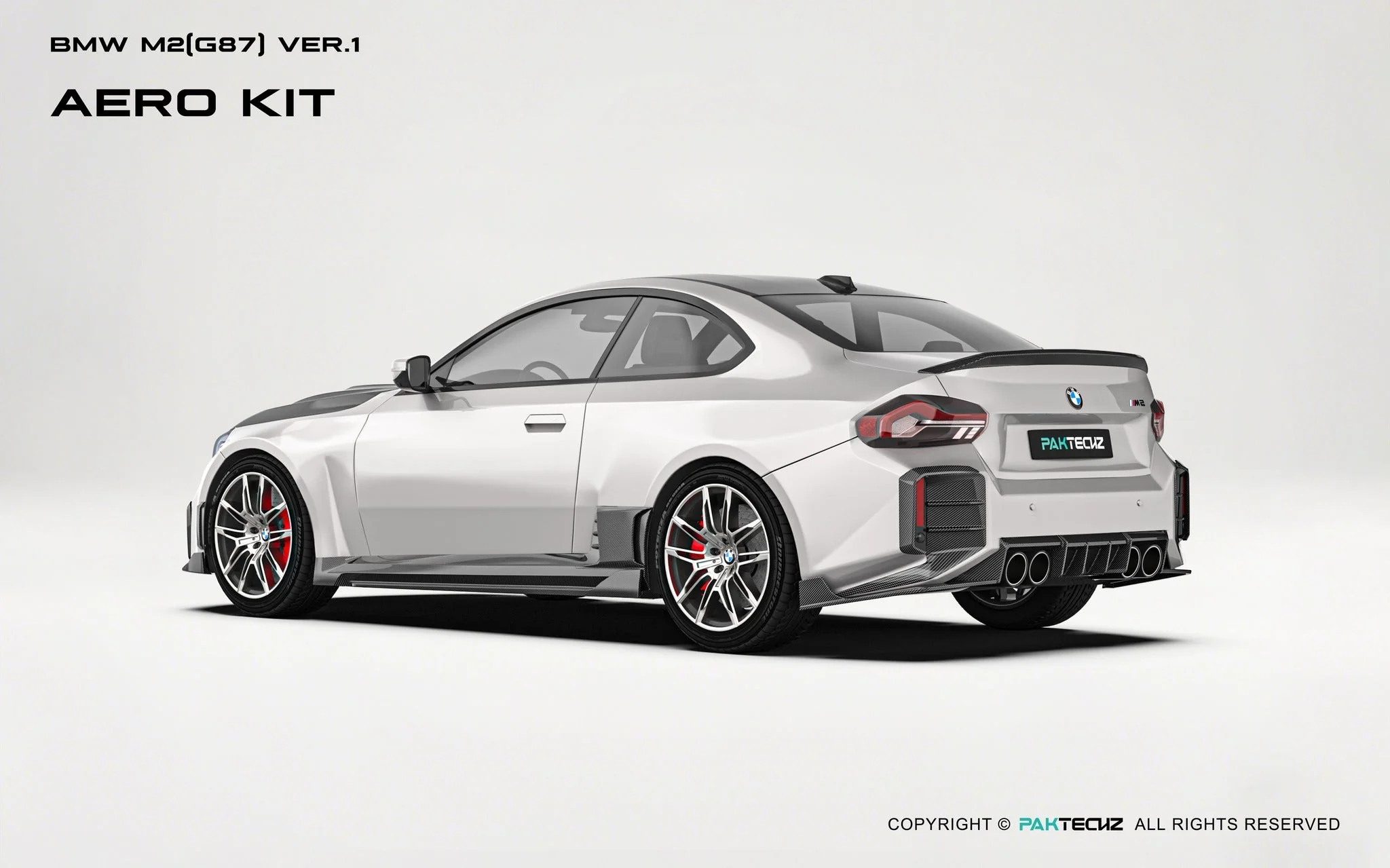 BMW M2（G87) Paktechz Dry Carbon Full Aerodynamics kit - Image 8