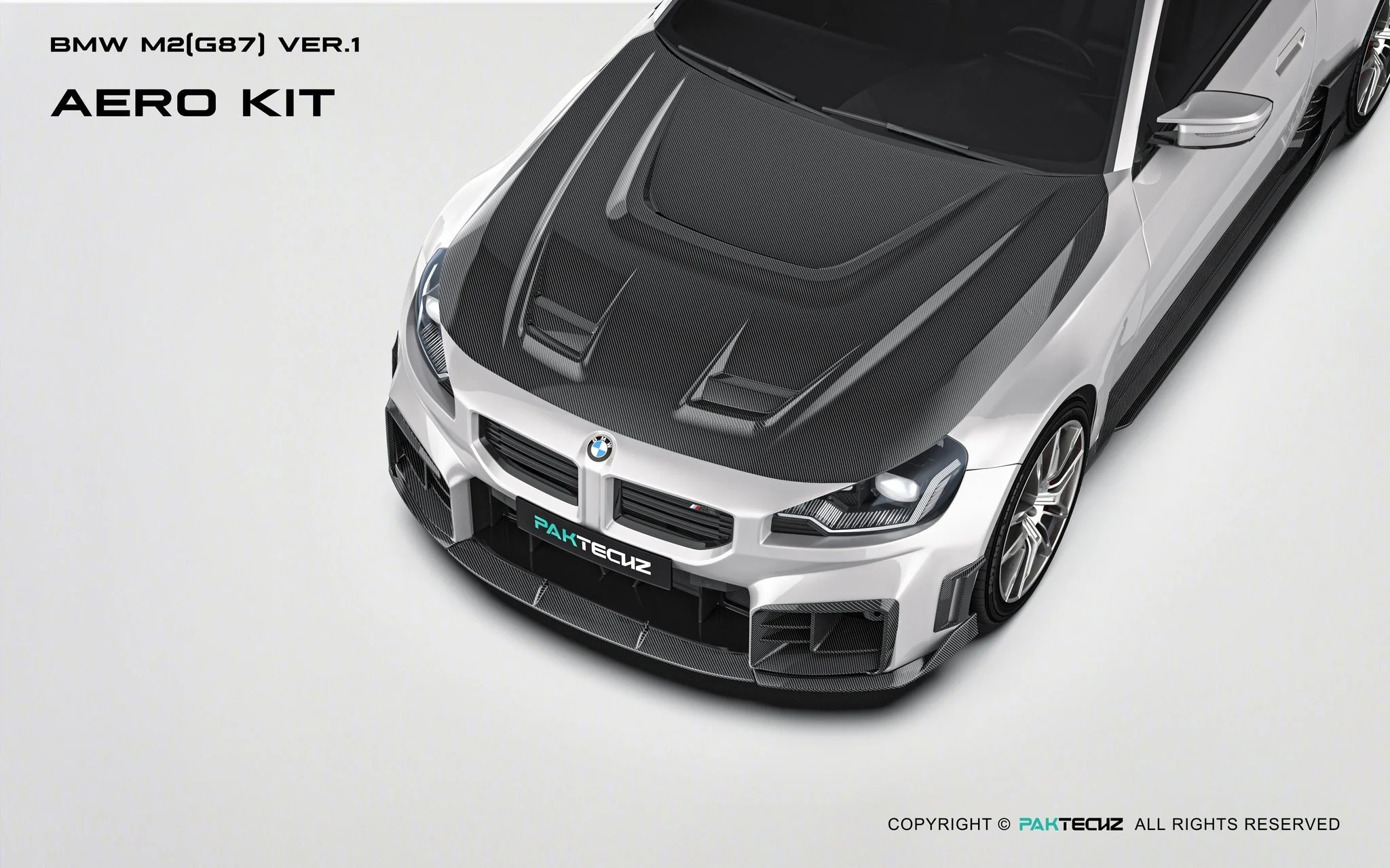 BMW M2（G87) Paktechz Dry Carbon Full Aerodynamics kit - Image 9