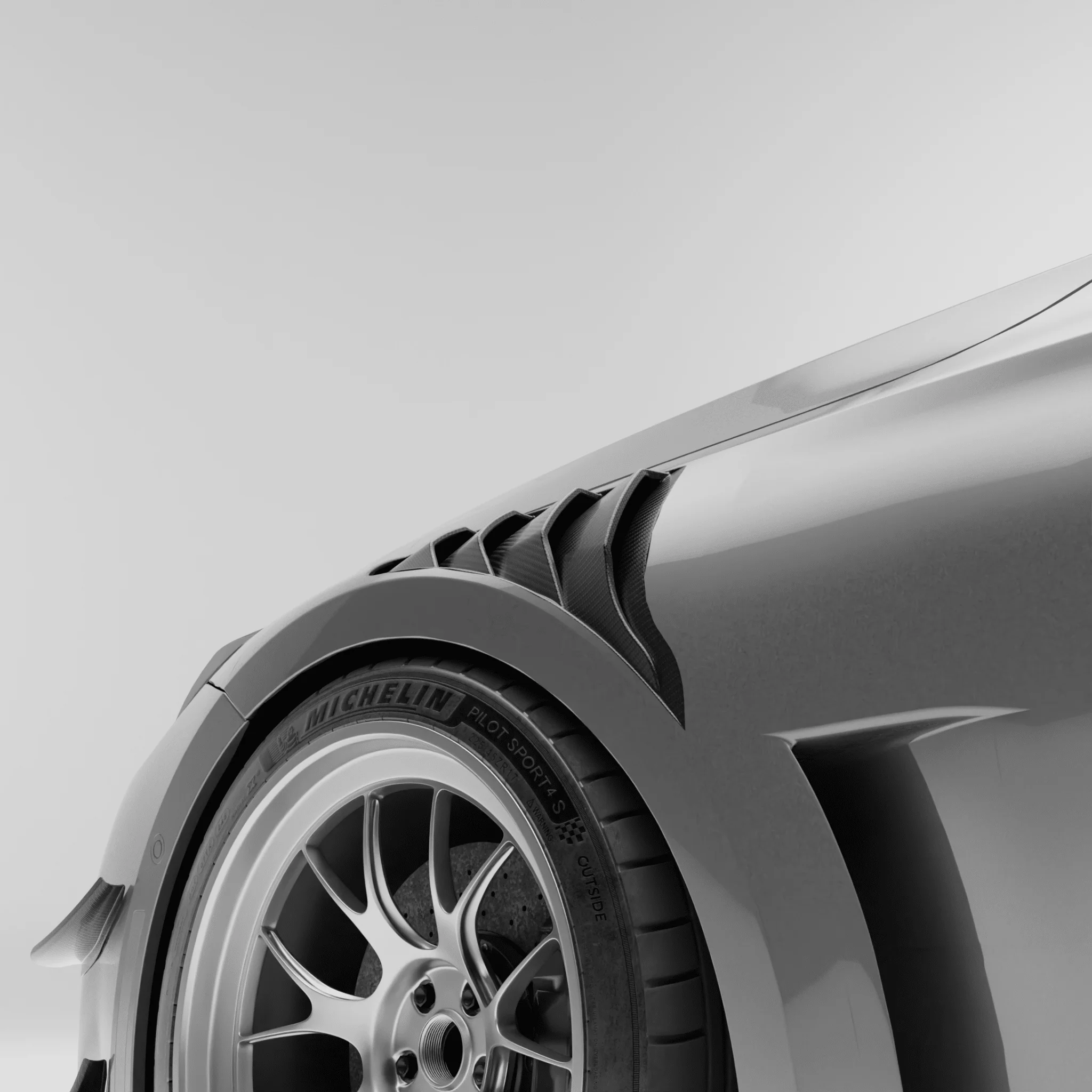 BMW M2 G87 Carbon Fiber Hybrid Front Fenders - Image 10