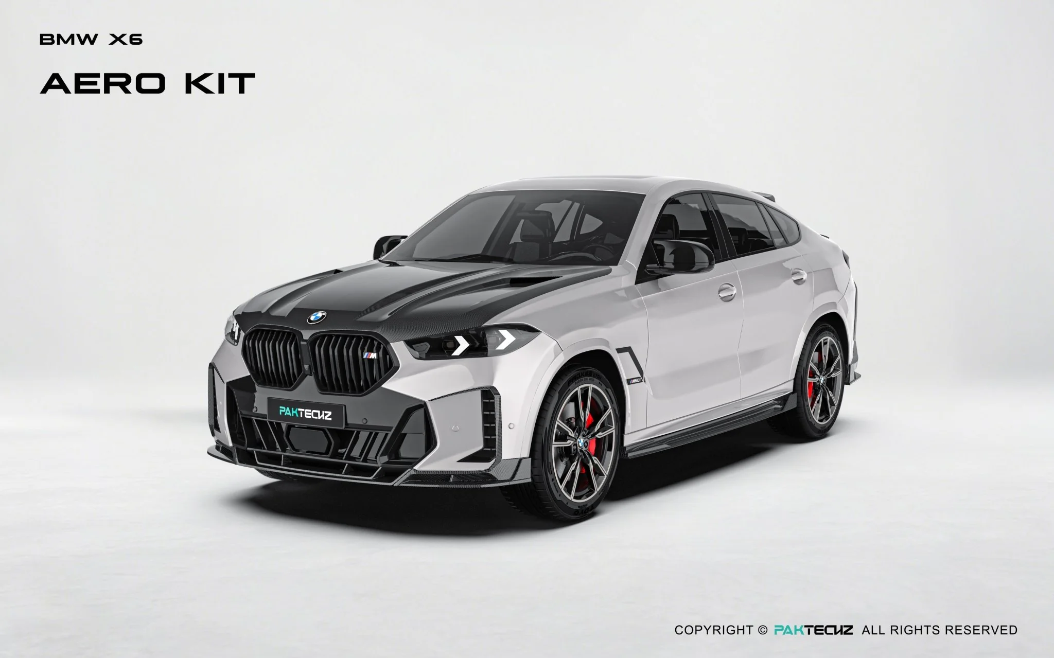 BMW X6 G06 LCI Paktechz Design Carbon Fiber Kit - BMW X6 G06 LCI 2023-2024 - Image 4