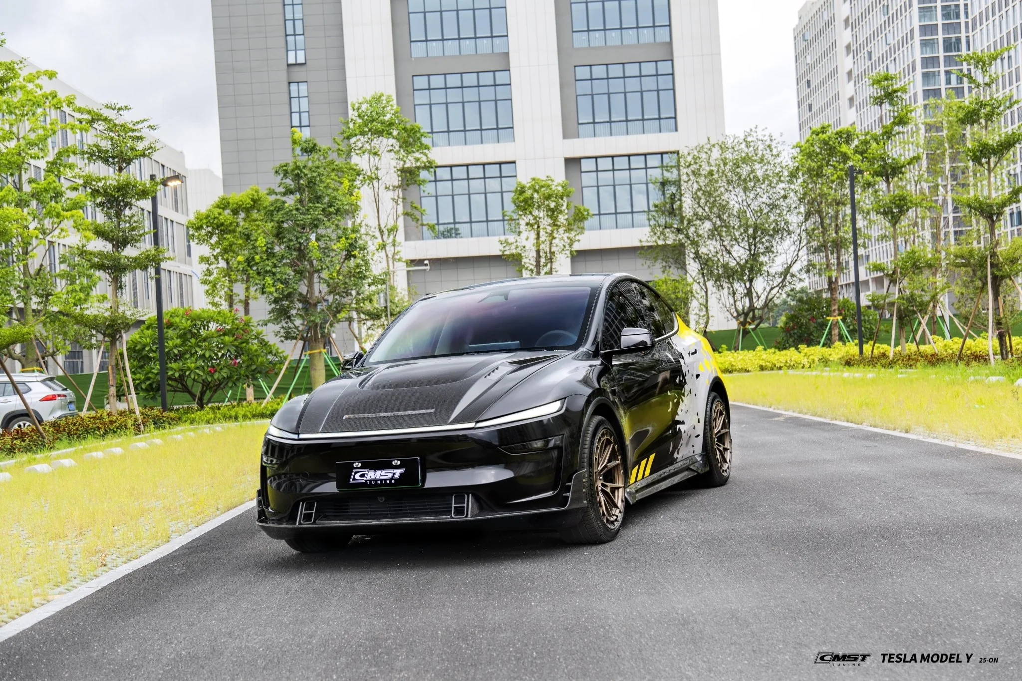 CMST 2025+ Tesla Model Y Lowline Kit Carbon Fibre Bodykit V.2 - Image 11