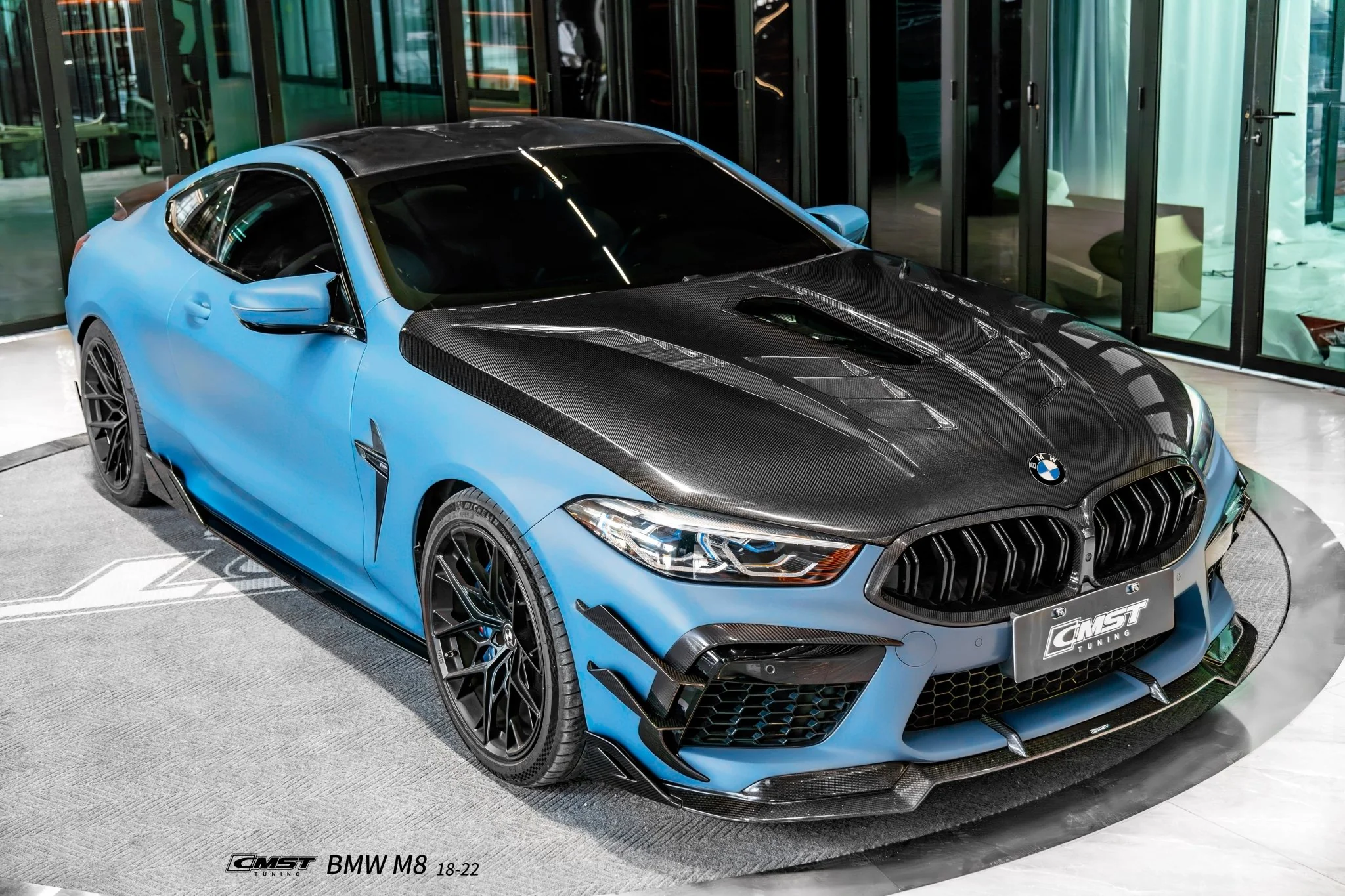CMST Carbon BMW M8 F91 F92, 8 Series G16, G15, G15, F91 and F92 Transparent Bonnet - Image 8