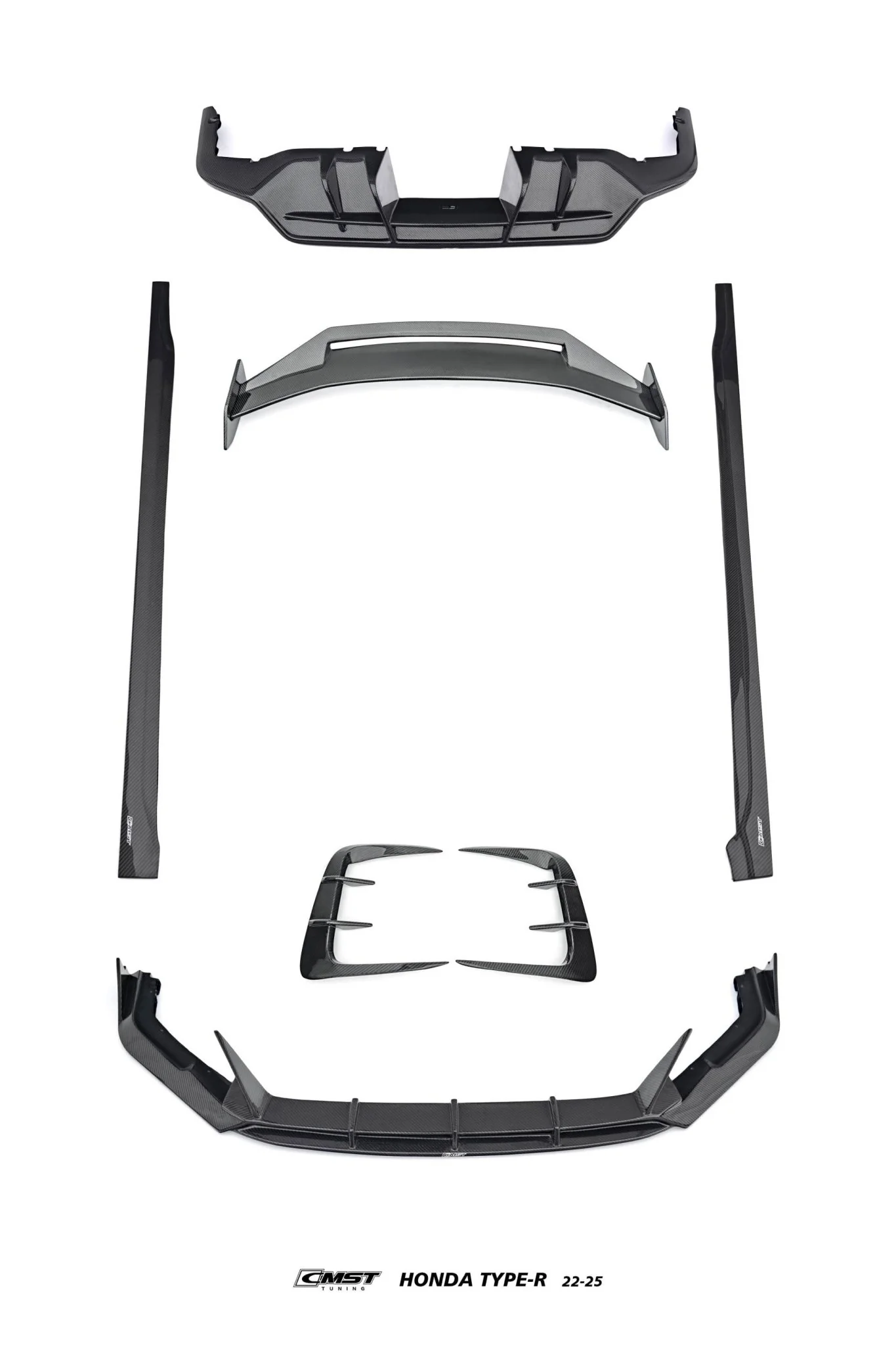 CMST Carbon Fiber Full Body Kit for Honda Civic Type R FL5 2023, 2024, and 2025 models - Image 34