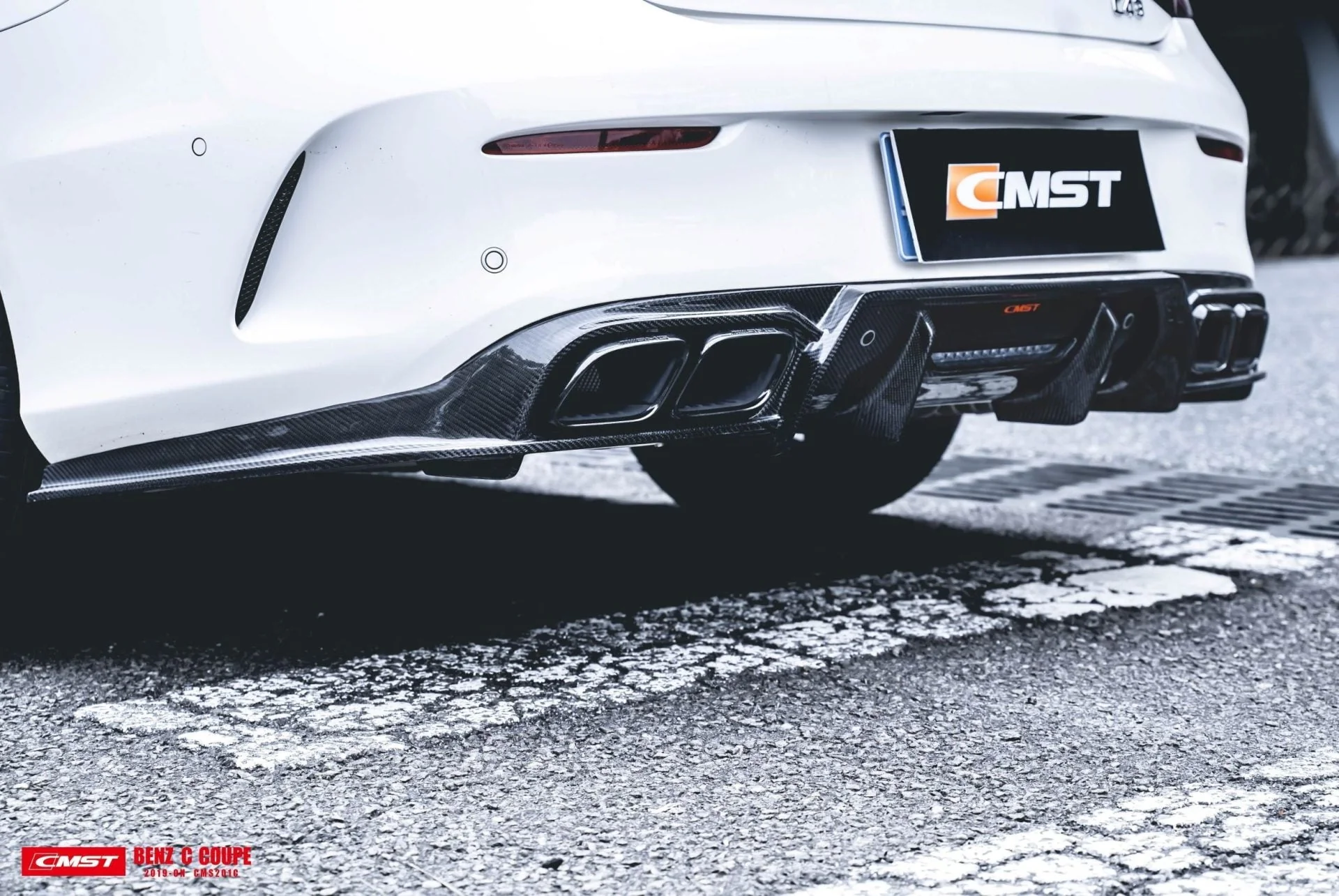 CMST Carbon Fiber Full Body Kit for Mercedes Benz C Coupe AMG Sport Package W205 (2019-ON) - Image 9