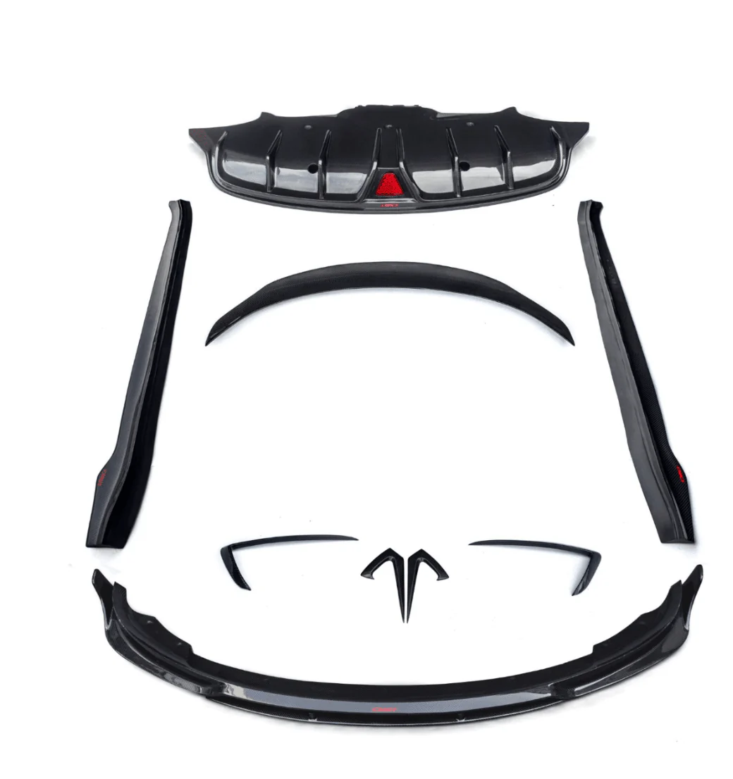 CMST Carbon Fiber Full Body Kit Style C for Tesla Model 3 - Image 3