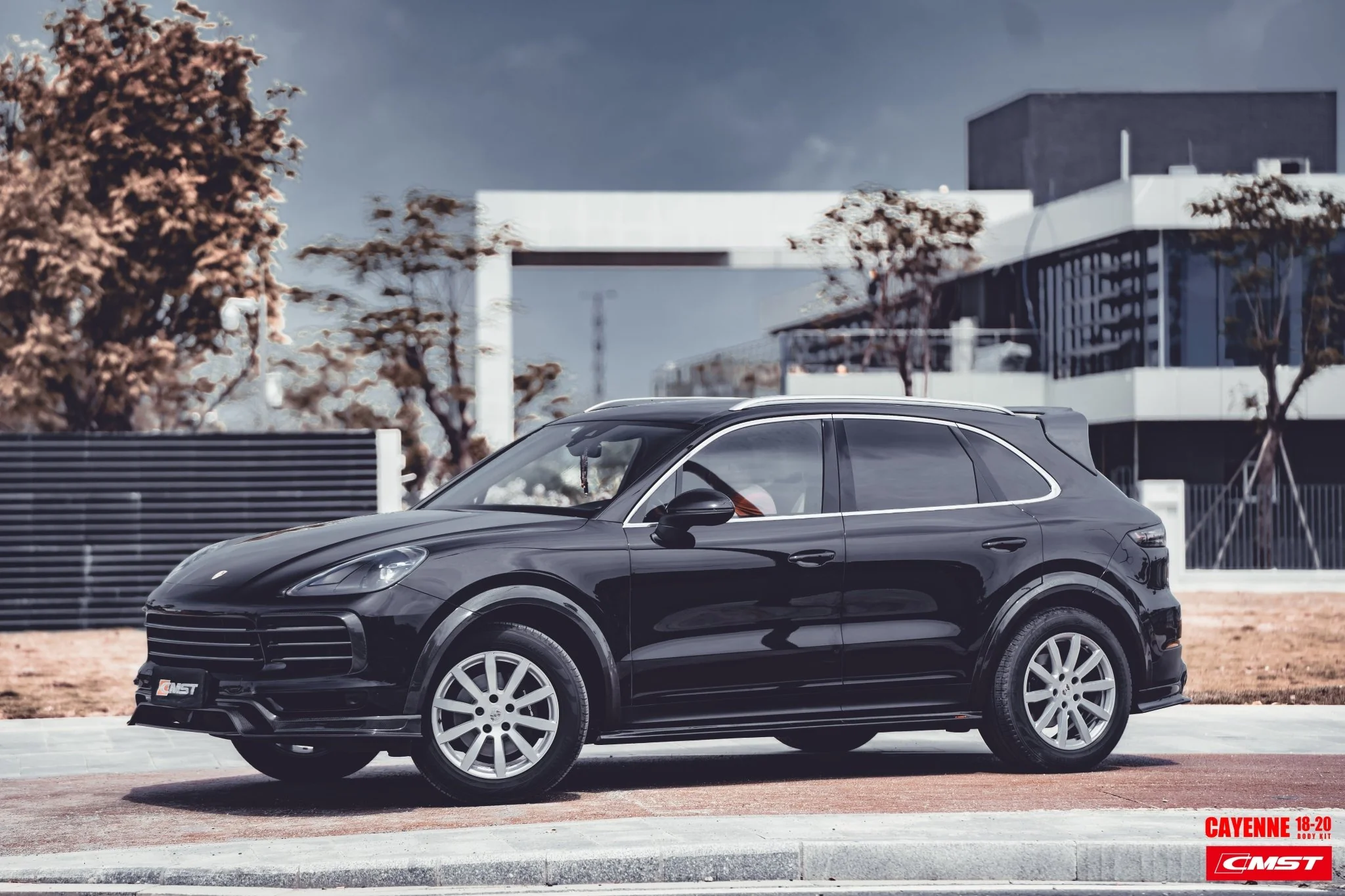 Porsche Cayenne 9Y0 2018-2020 CMST Carbon Fibre Aero Body Kit - Image 7