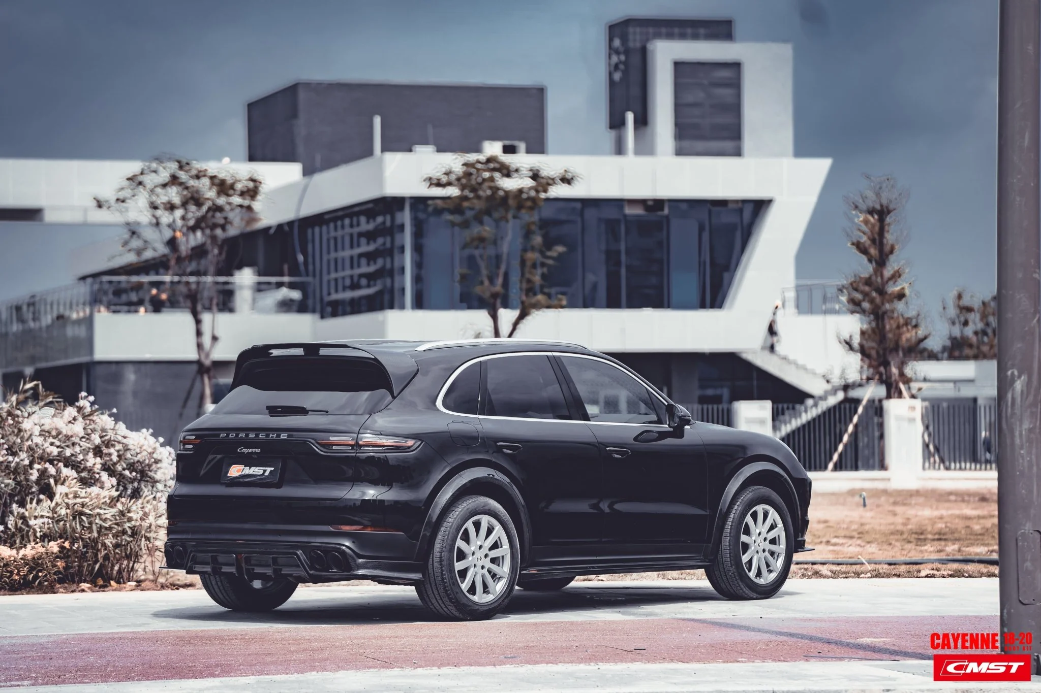 Porsche Cayenne 9Y0 2018-2020 CMST Carbon Fibre Aero Body Kit - Image 8