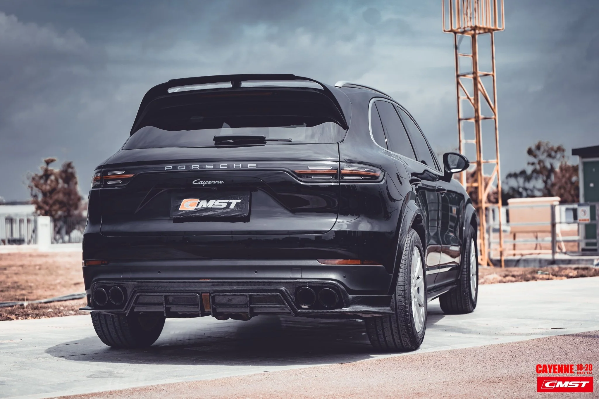 Porsche Cayenne 9Y0 2018-2020 CMST Carbon Fibre Aero Body Kit - Image 9